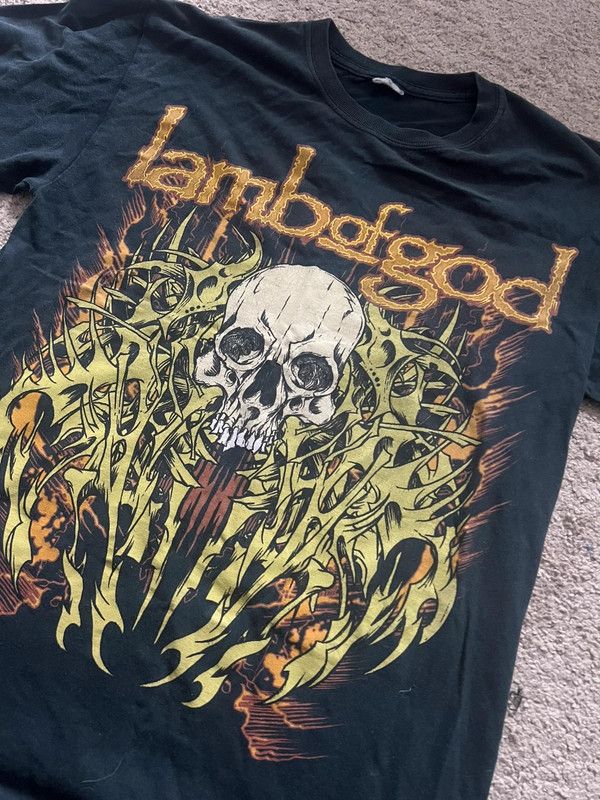 Band Tees × Vintage tshirt lamb of god M rare vintage Size US M / EU 48-50 / 2 - 4 Thumbnail