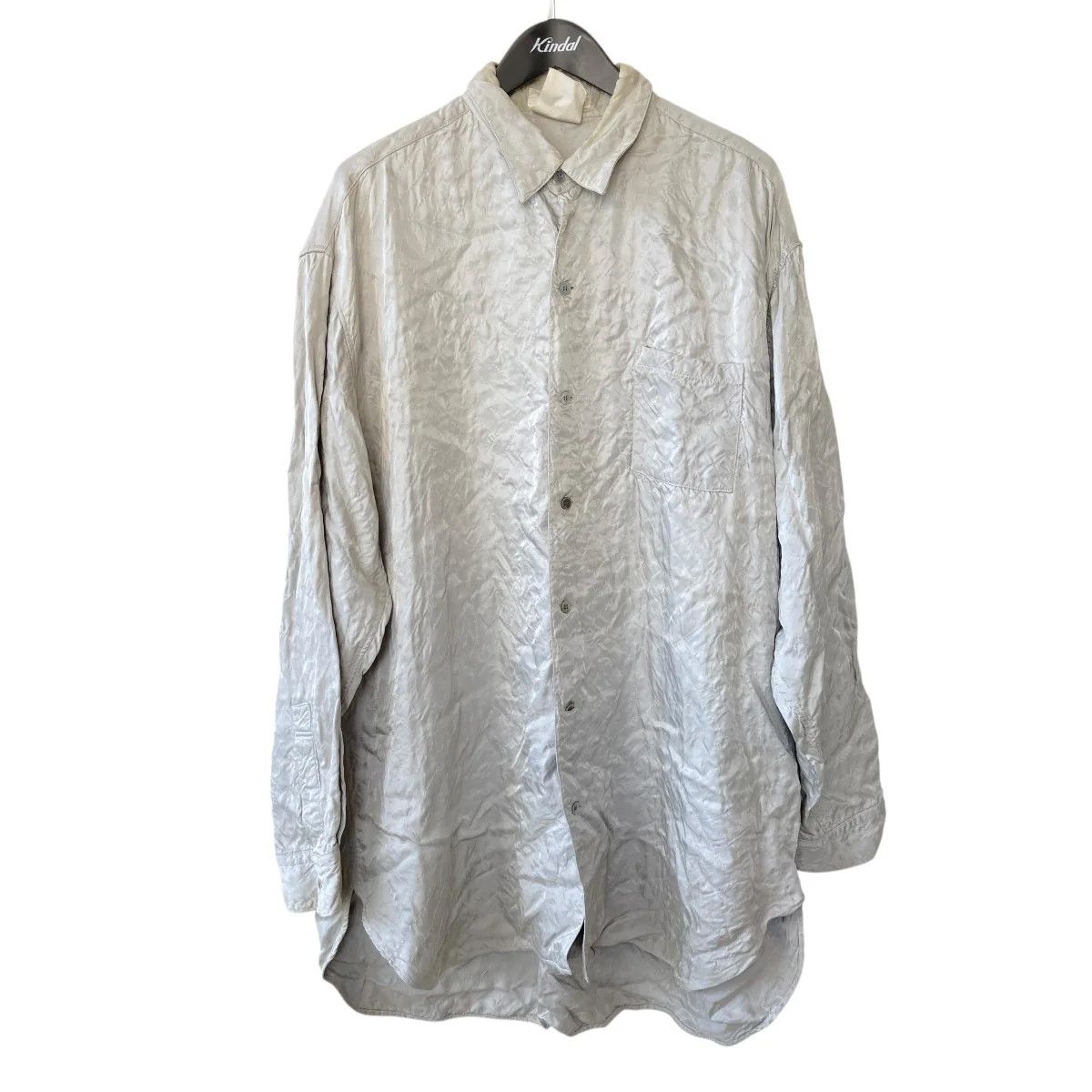 Yohji Yamamoto pour homme/Round Letter Tag Long Sleeve Shirt