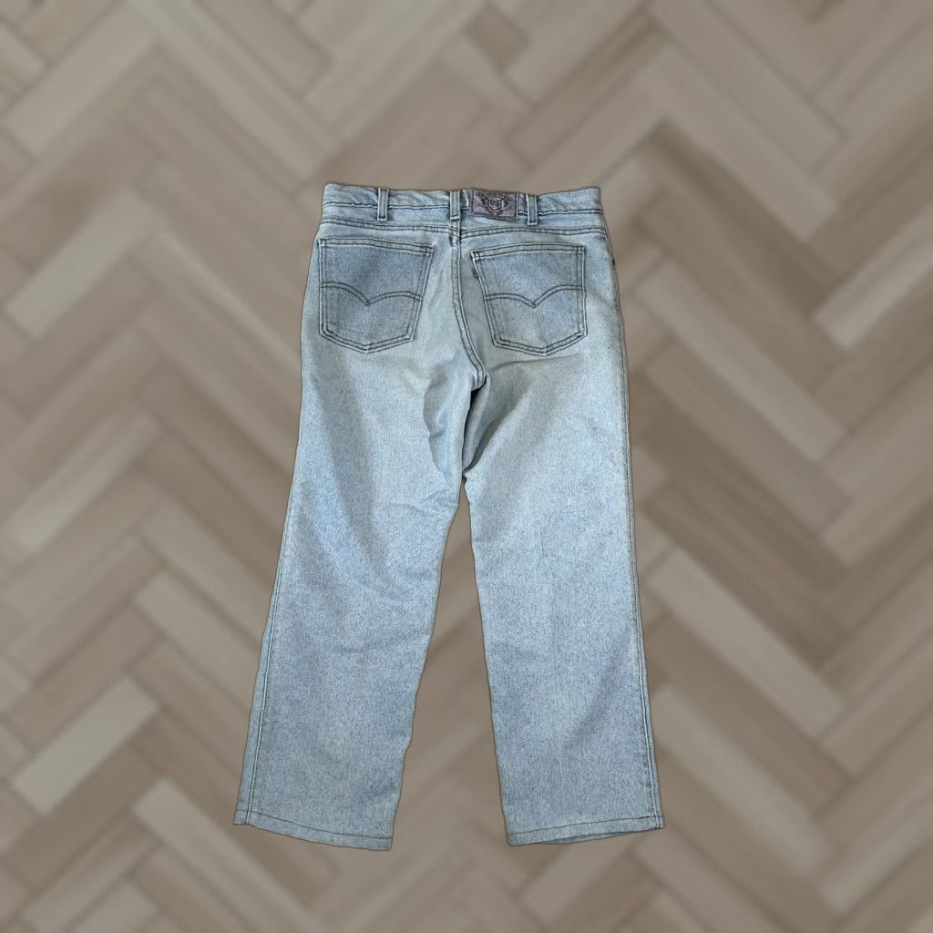 Levi's VINTAGE Levi’s Silver Medal Jeans Mens Regular 32 Blue Denim 26in 90s USA Skateboard Straight Pockets Size US 32 / EU 48 - 1 Thumbnail