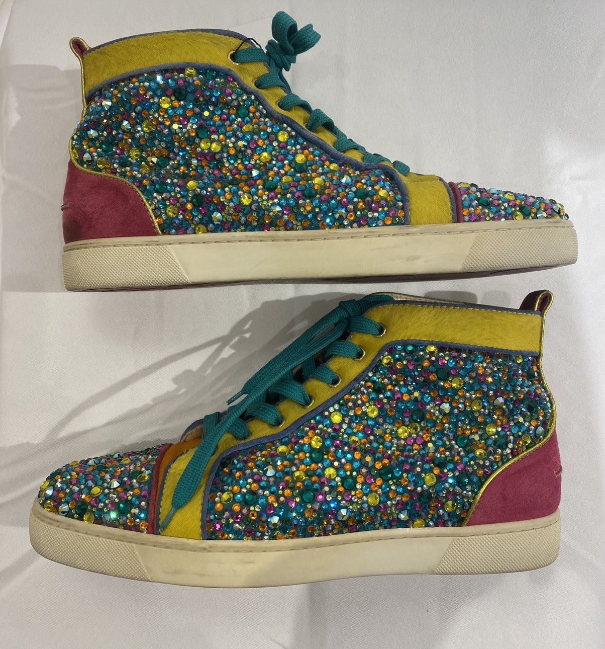 Christian Louboutin Christian Louboutin Strauss Swarovski Crystal Sneakers Size US 9.5 / EU 42-43 - 6 Thumbnail