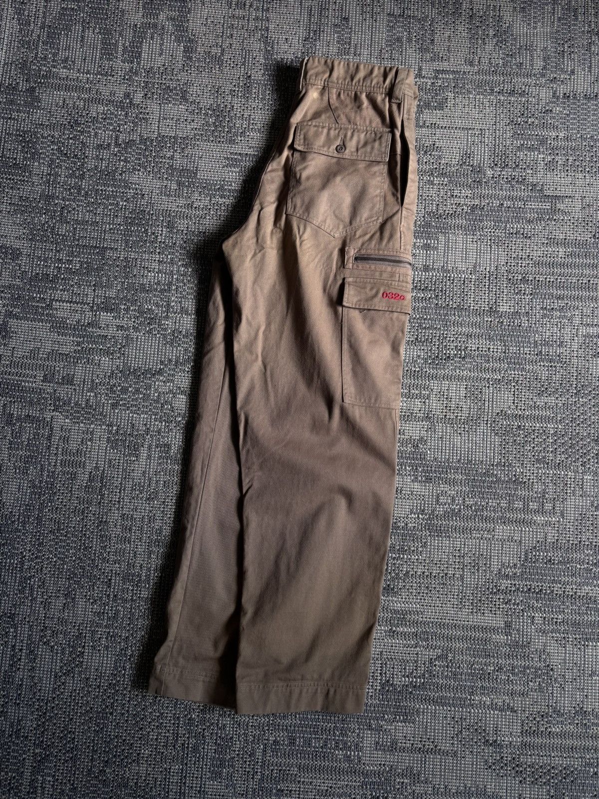 032c 032c Workshop Brown Utility Cargo Pants Red Logo Size US 30 / EU 46 - 1 Thumbnail