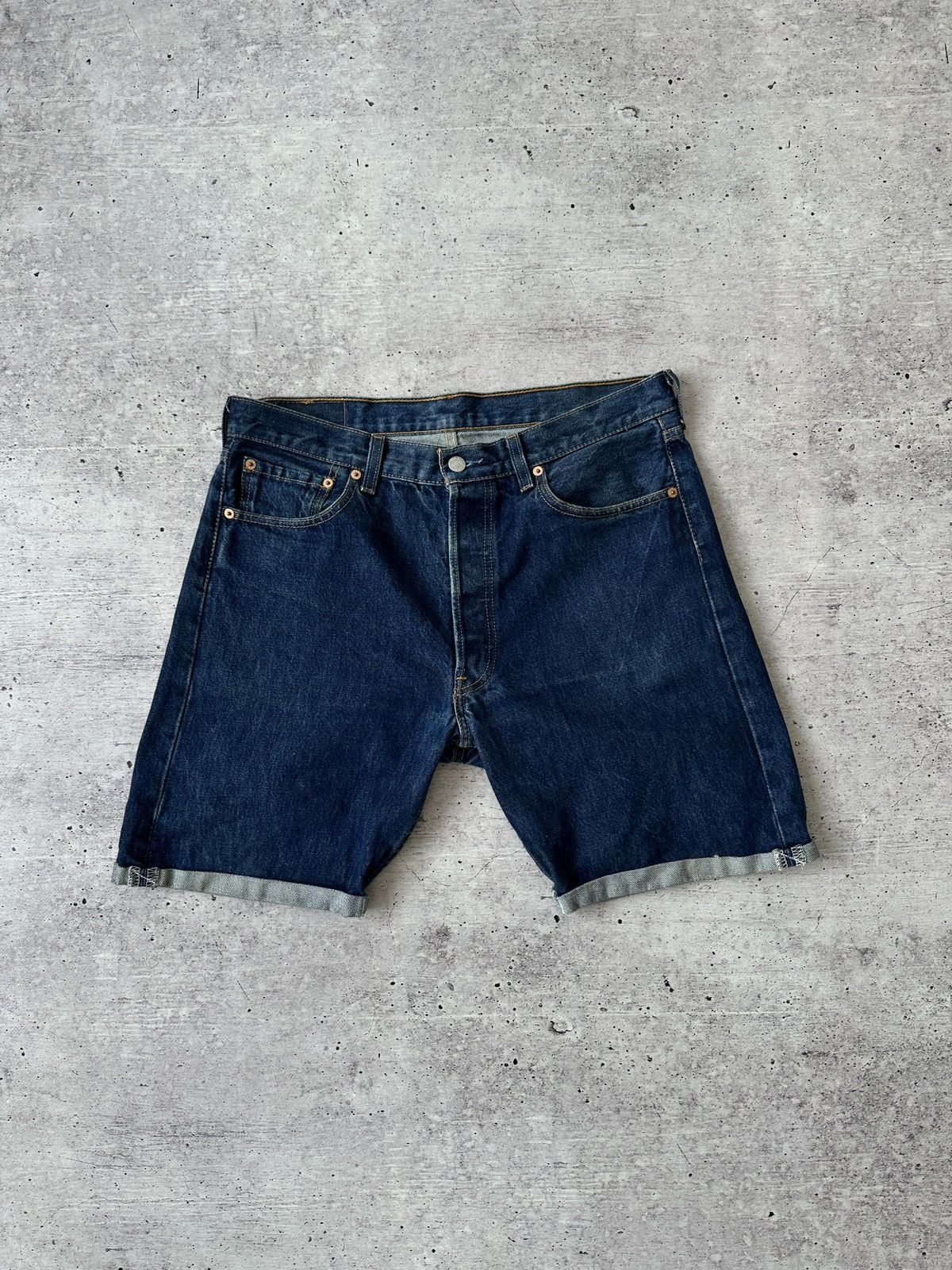 Levi's Vintage Levi’s 501 Denim Jeans Shorts Size US 34 / EU 50 - 1 Thumbnail