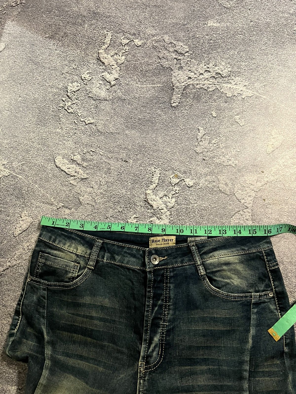 Vintage If Six Was Nine Style / Washed Glamour / Gothic Jeans 90s Size US 32 / EU 48 - 9 Thumbnail