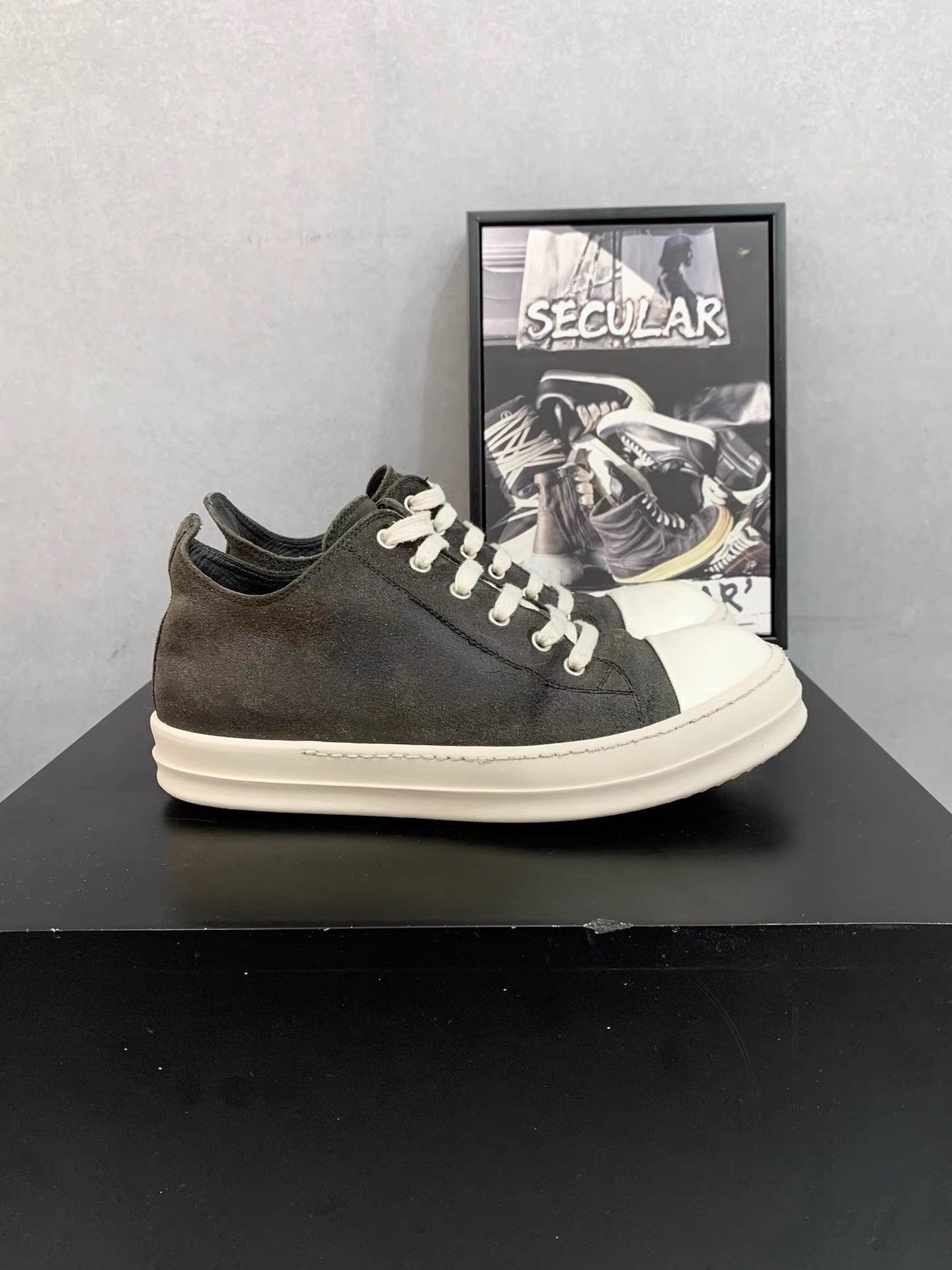 Rick Owens Rick Owens Mainline Leather Ramones K34 Size US 8 / EU 41 - 4 Thumbnail