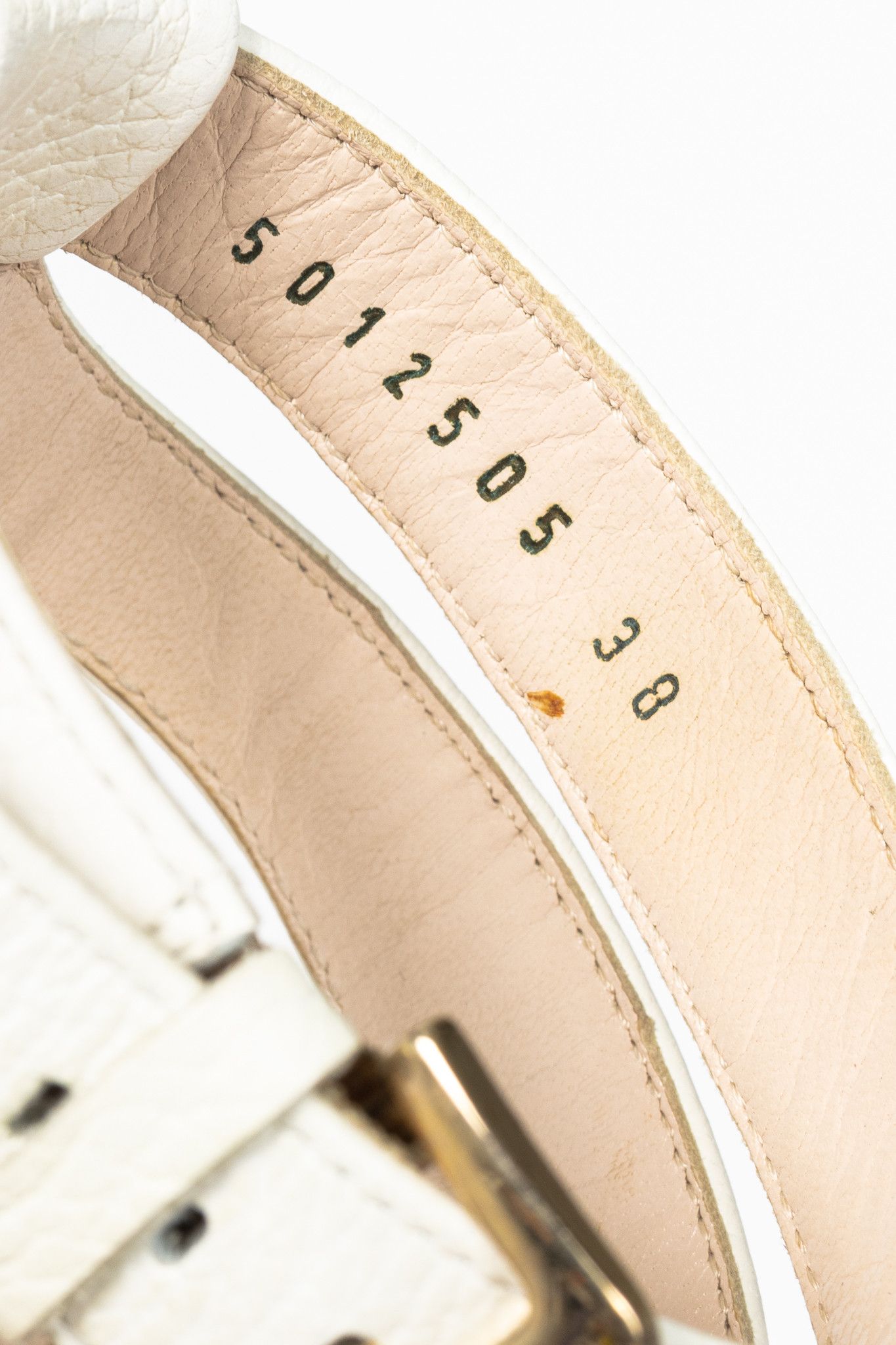 Escada Escada SS14 Snakeskin-Embossed T-Strap Mirror-Heel Sandals Size US 7.5 / IT 37.5 - 10 Thumbnail
