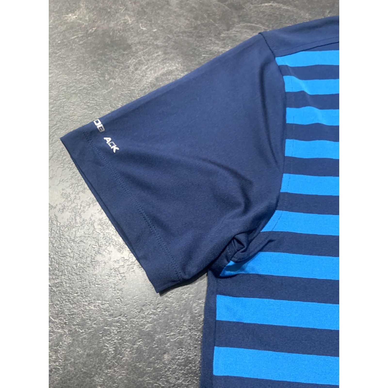 Under Armour Under Armour Mens Blue Striped Short Sleeve Golf Polo Shirt Large Loose Fit Mens Size US L / EU 52-54 / 3 - 5 Thumbnail