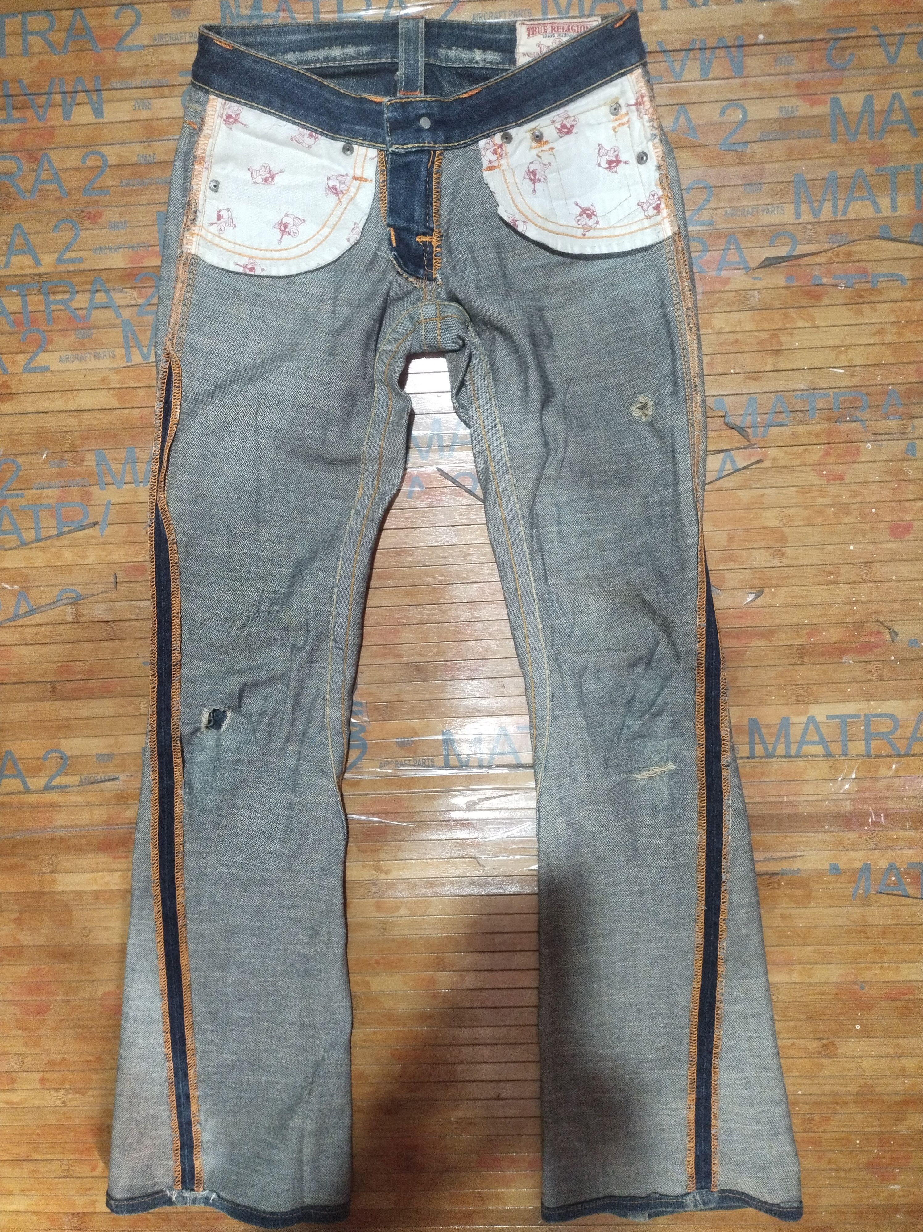 True Religion Jeans Disstressted True Religion Sz 24" Size 24" / US 00 / IT 34 - 11 Thumbnail