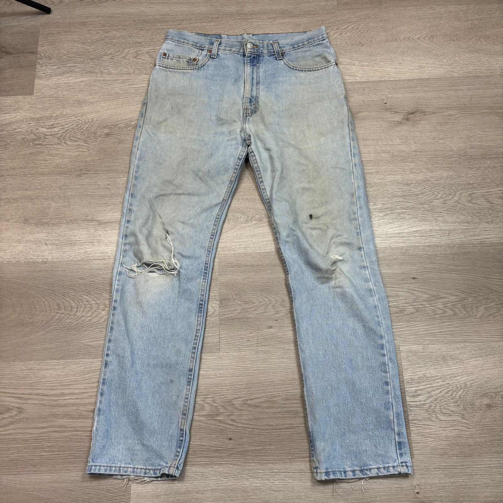 Levi's × Vintage Vintage Levi's 505 Straight Leg Jeans Mens 34x32 Made in USA Size US 34 / EU 50 - 2 Thumbnail