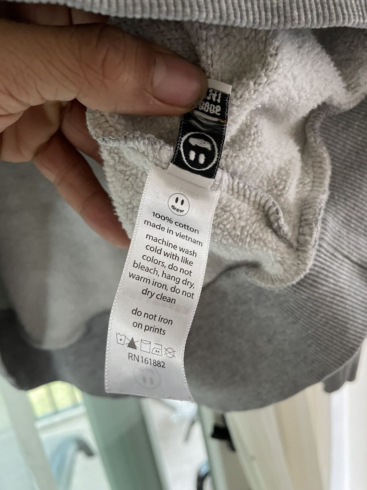 Drew House Drew House Grey Drew Hoodie Size US M / EU 48-50 / 2 - 4 Thumbnail