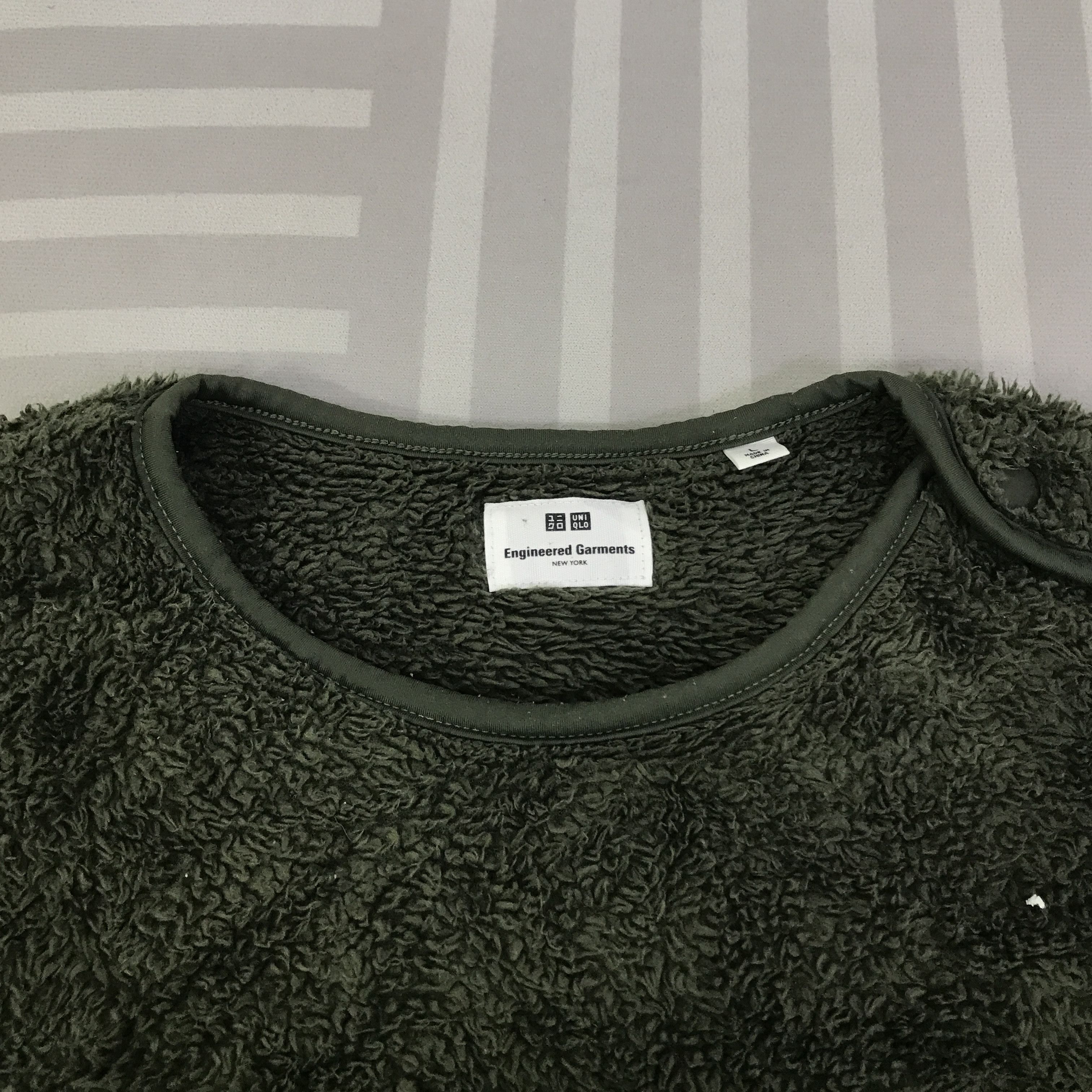 Engineered Garments × Uniqlo Vintage Uniqlo x Engineered Garments sherpa sweater K126B4 Size US L / EU 52-54 / 3 - 5 Thumbnail