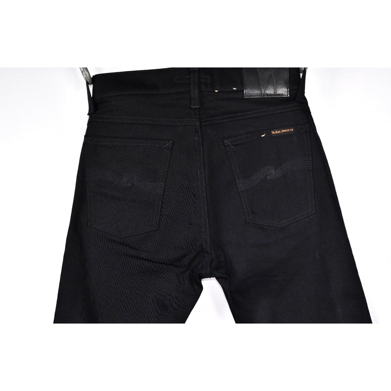 Nudie Jeans NUDIE JEANS TILTED TOR DRY EVER BLACK Jeans W30/L30 Slim Regular 5-Pocket Denim Cotton Elastane Men Mens Size US 30 / EU 46 - 3 Thumbnail