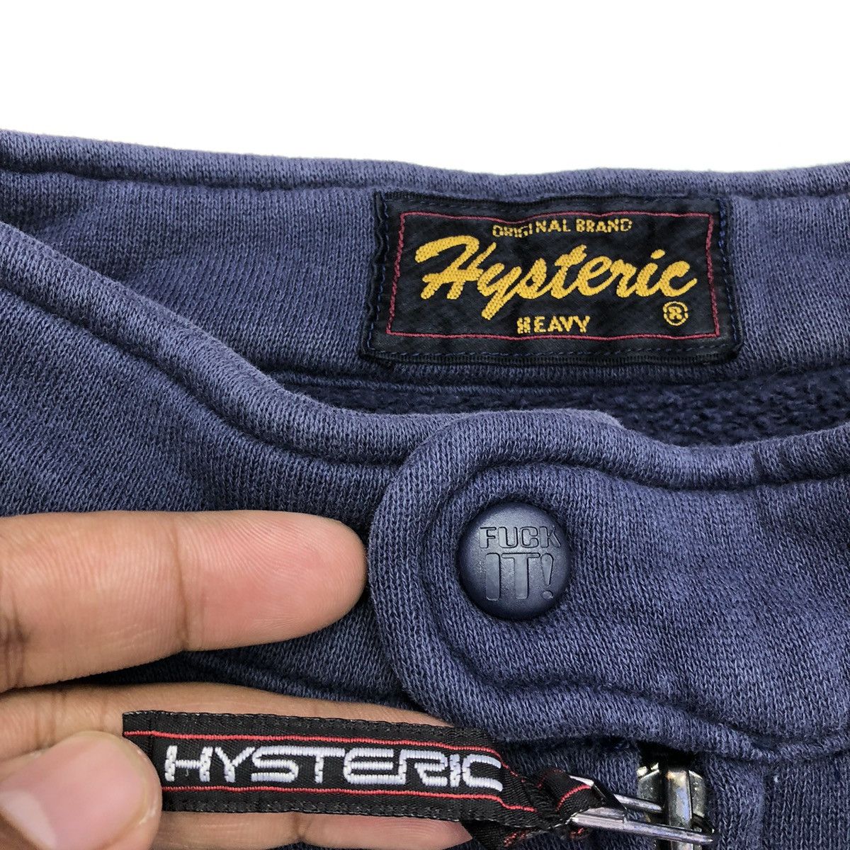 Hysteric Glamour Hysteric Glamour Fuck It! Spellout Zipper Hoodie Sweatshirt Size US M / EU 48-50 / 2 - 12 Thumbnail