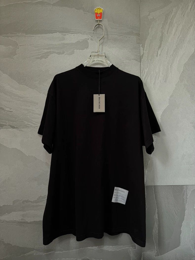 Balenciaga Balenciaga Post-it Notes Short Sleeve Brown Black Size US M / EU 48-50 / 2 - 1 Thumbnail