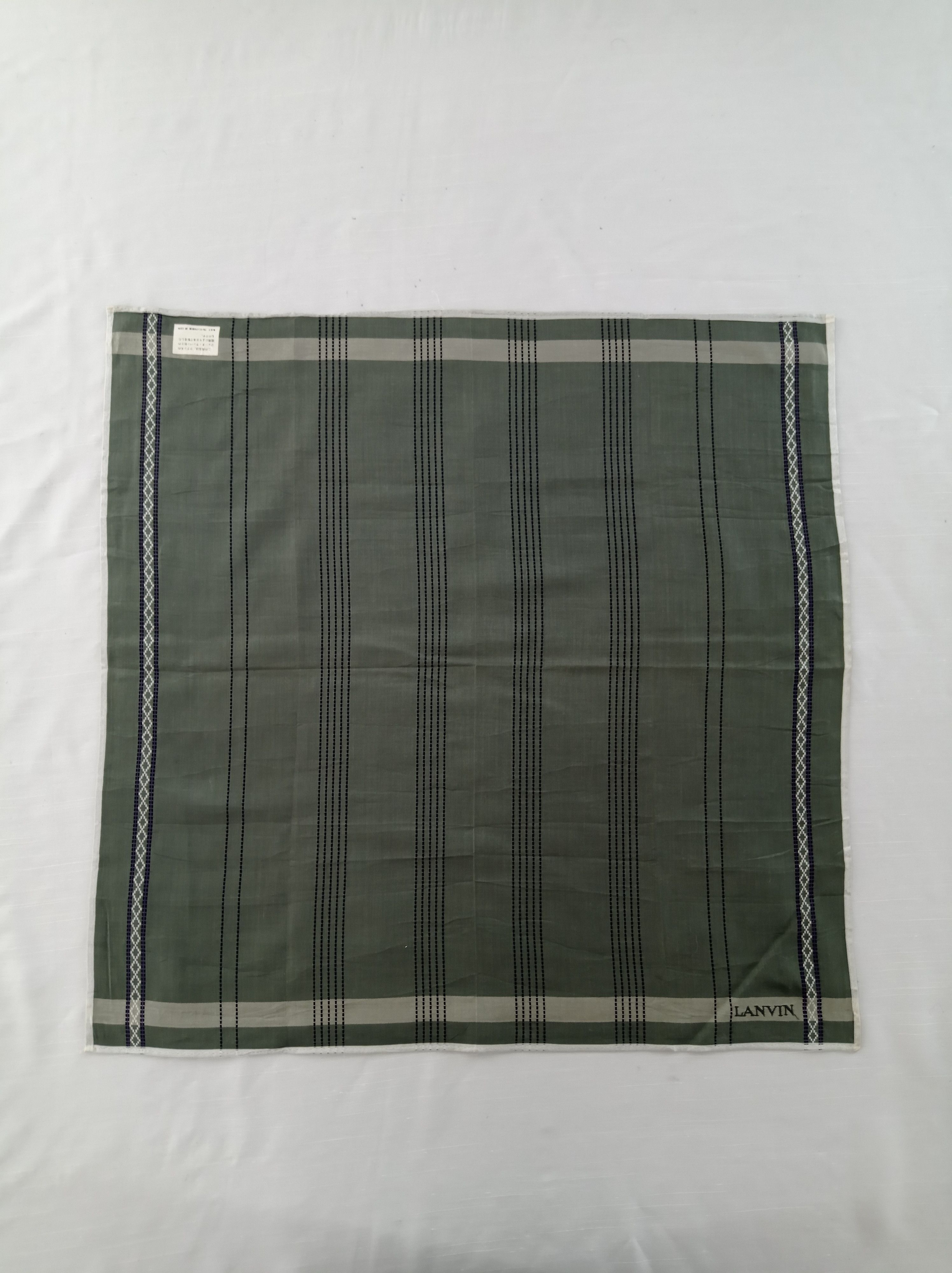 Lanvin Vintage Lanvin Handkerchief Neckerchief Bandana H546I Size ONE SIZE - 2 Thumbnail