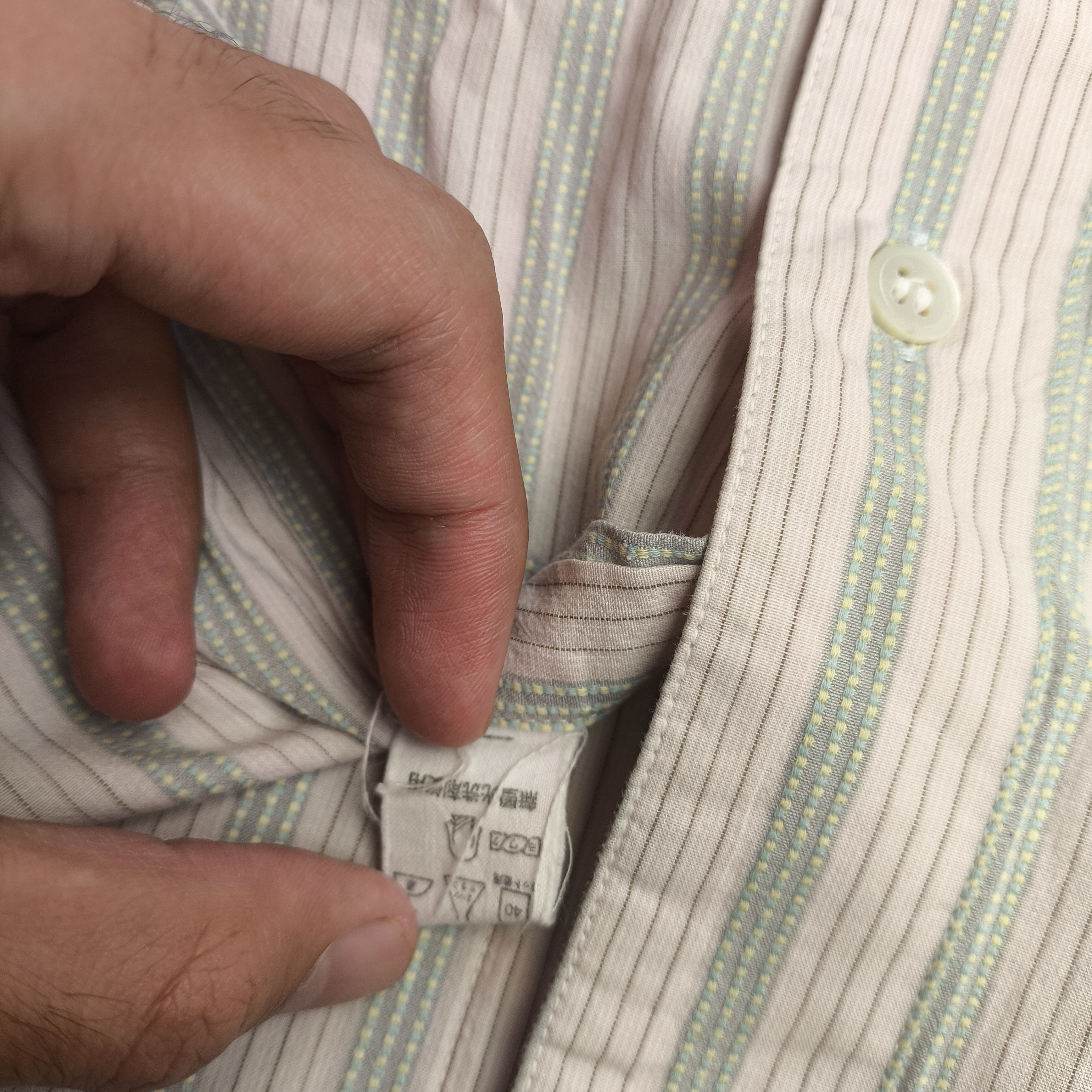 Issey Miyake Issey miyake Im product striped shirt button up Size US L / EU 52-54 / 3 - 5 Thumbnail