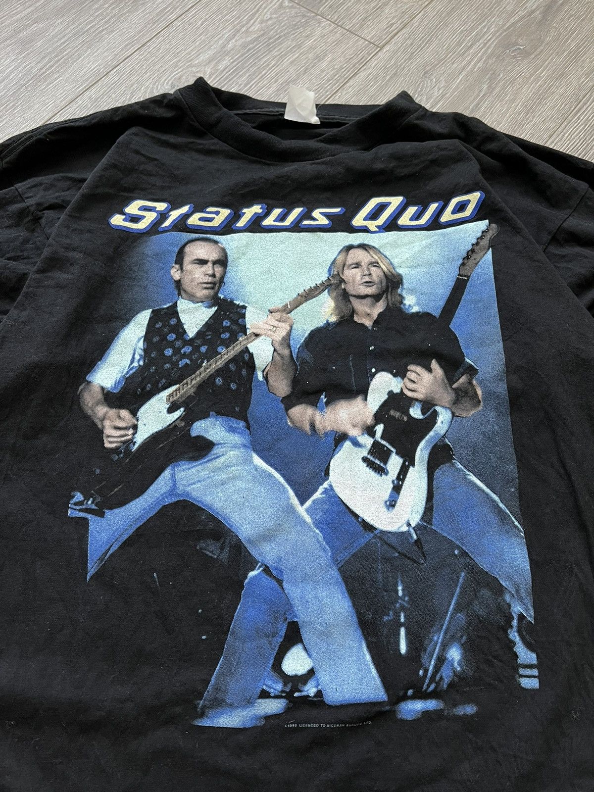 Band Tees × Vintage 1993 Vintage 💥 Status Quo Band Tee Shirt Size US XL / EU 56 / 4 - 5 Thumbnail