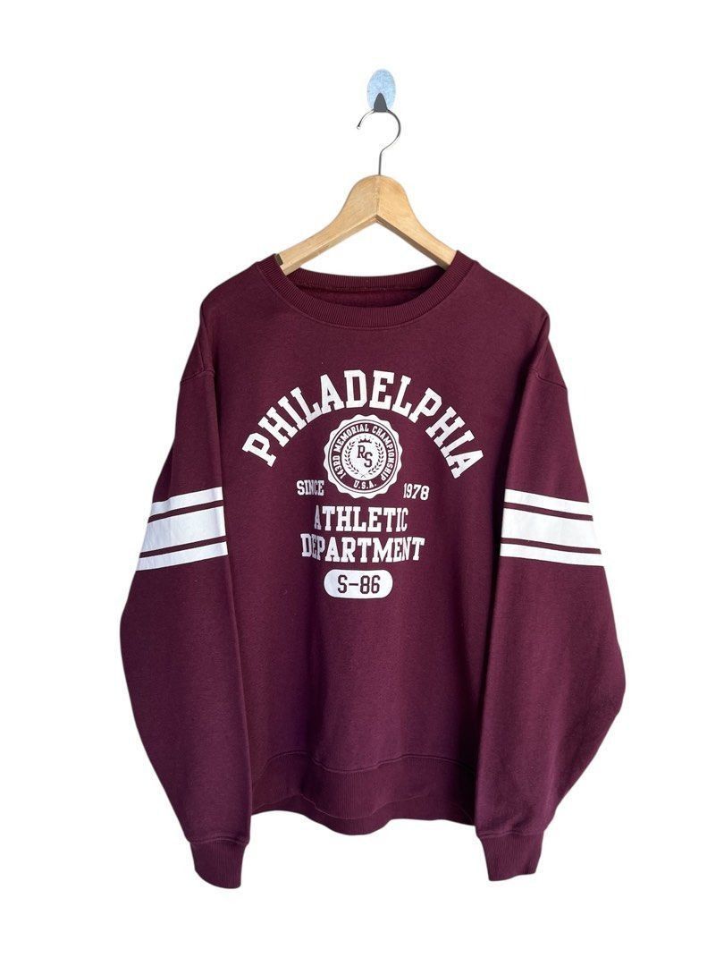 Vintage Vintage Philadelphia Big Logo Sweatshirt Size US L / EU 52-54 / 3 - 1 Thumbnail