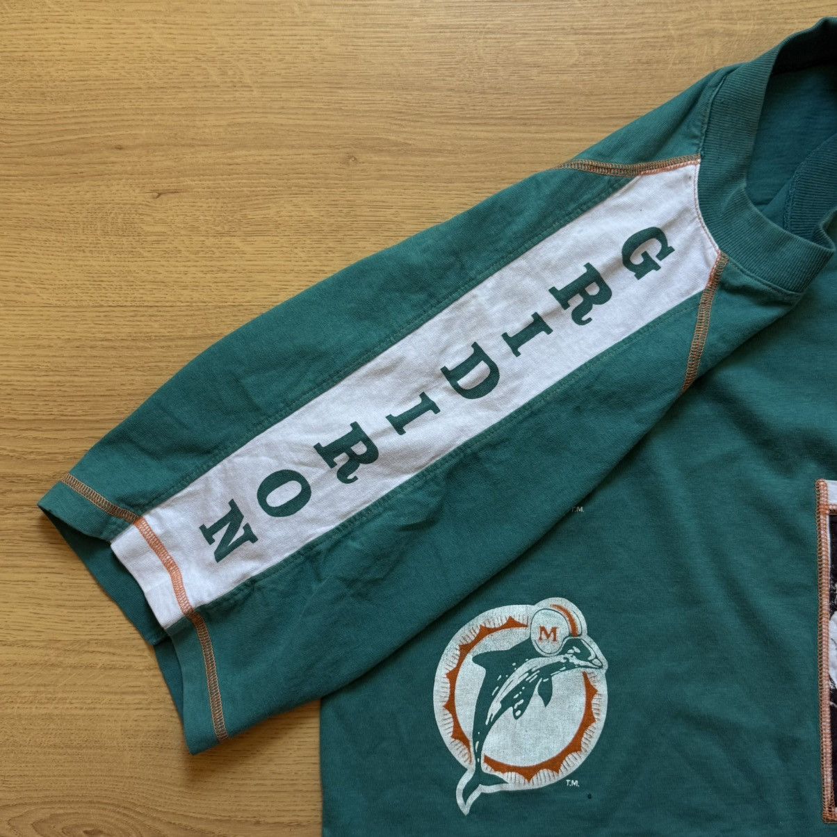 Band Tees Vintage 1990 Miami Dolphins NFL Shirt Size US M / EU 48-50 / 2 - 6 Thumbnail