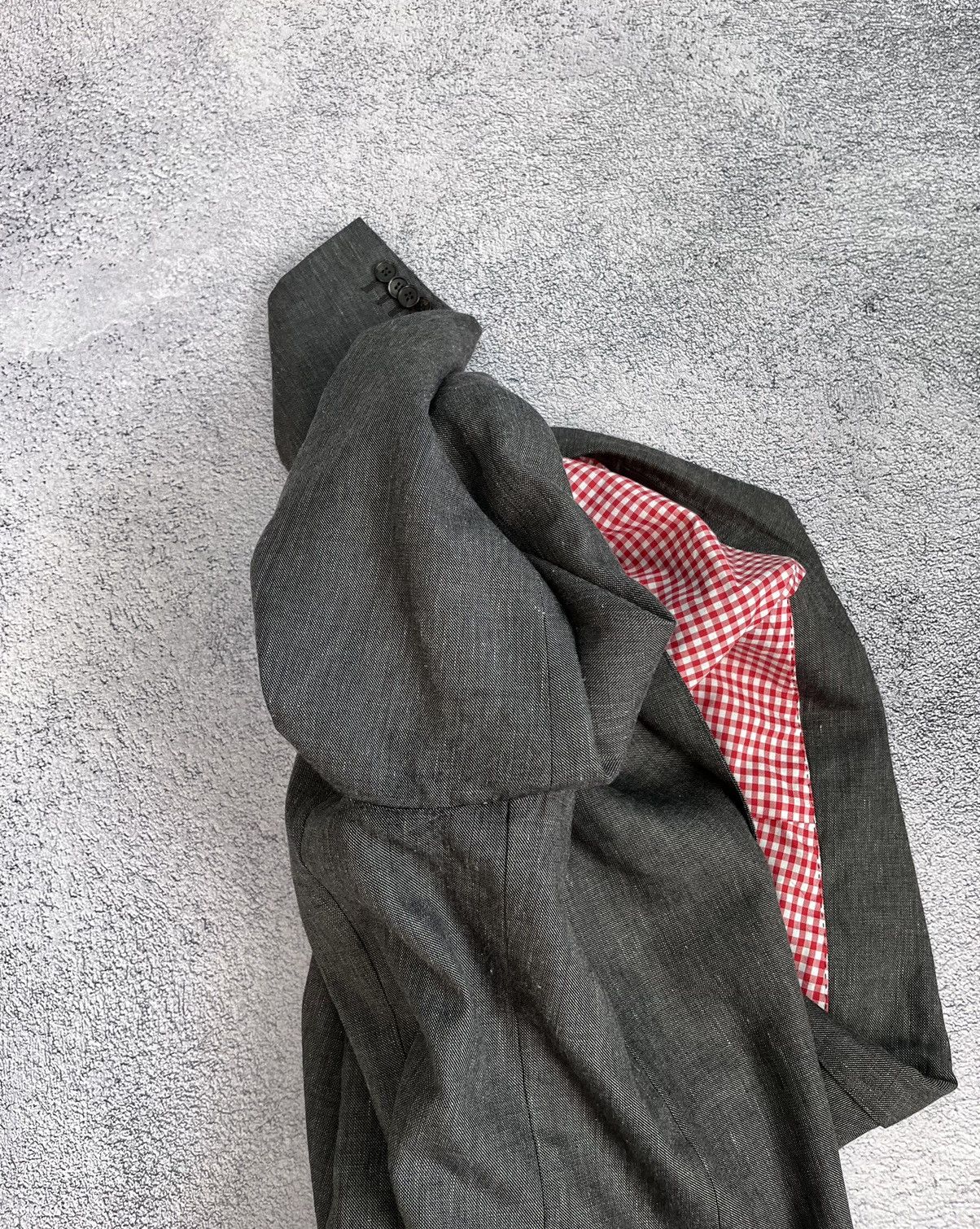 Suitsupply Suitsupply Mens Jacket Blazer Wool Linen Gray Size UK 46 L Size 46L - 11 Thumbnail