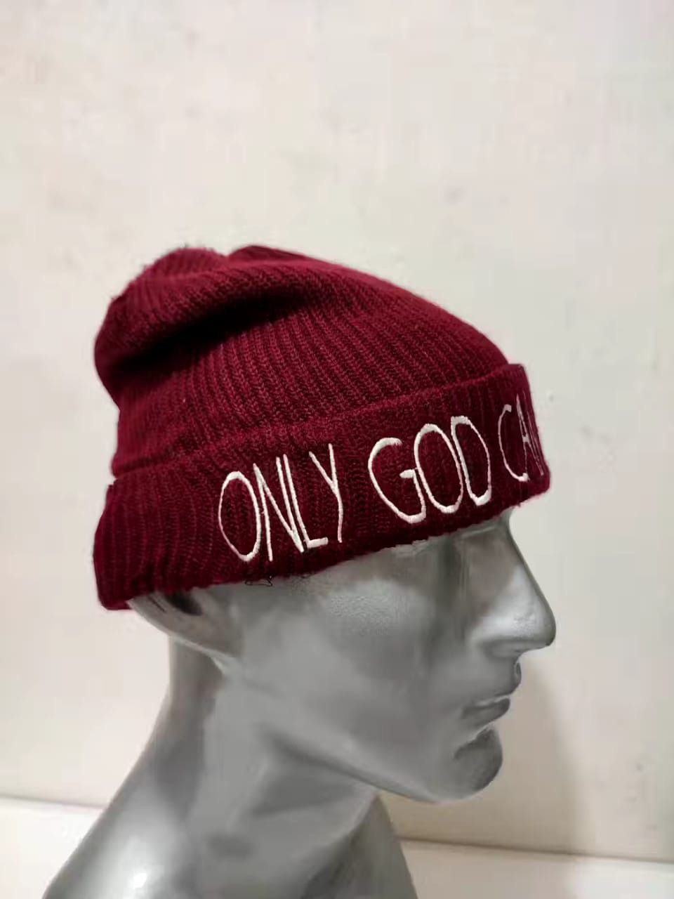 Only God Can Judge Me Embroidery Beanie Hats