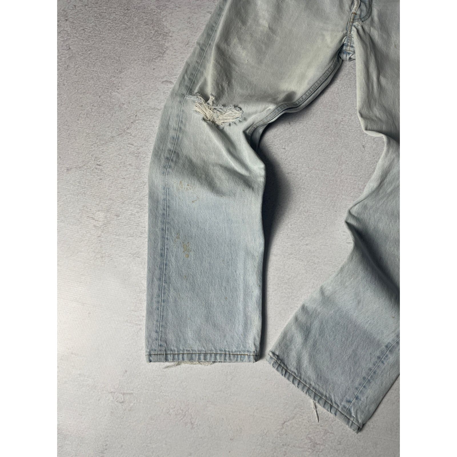 Levi's Vintage Levis 501 White Jeans - Women's 33Wx28L Size 33" - 3 Thumbnail