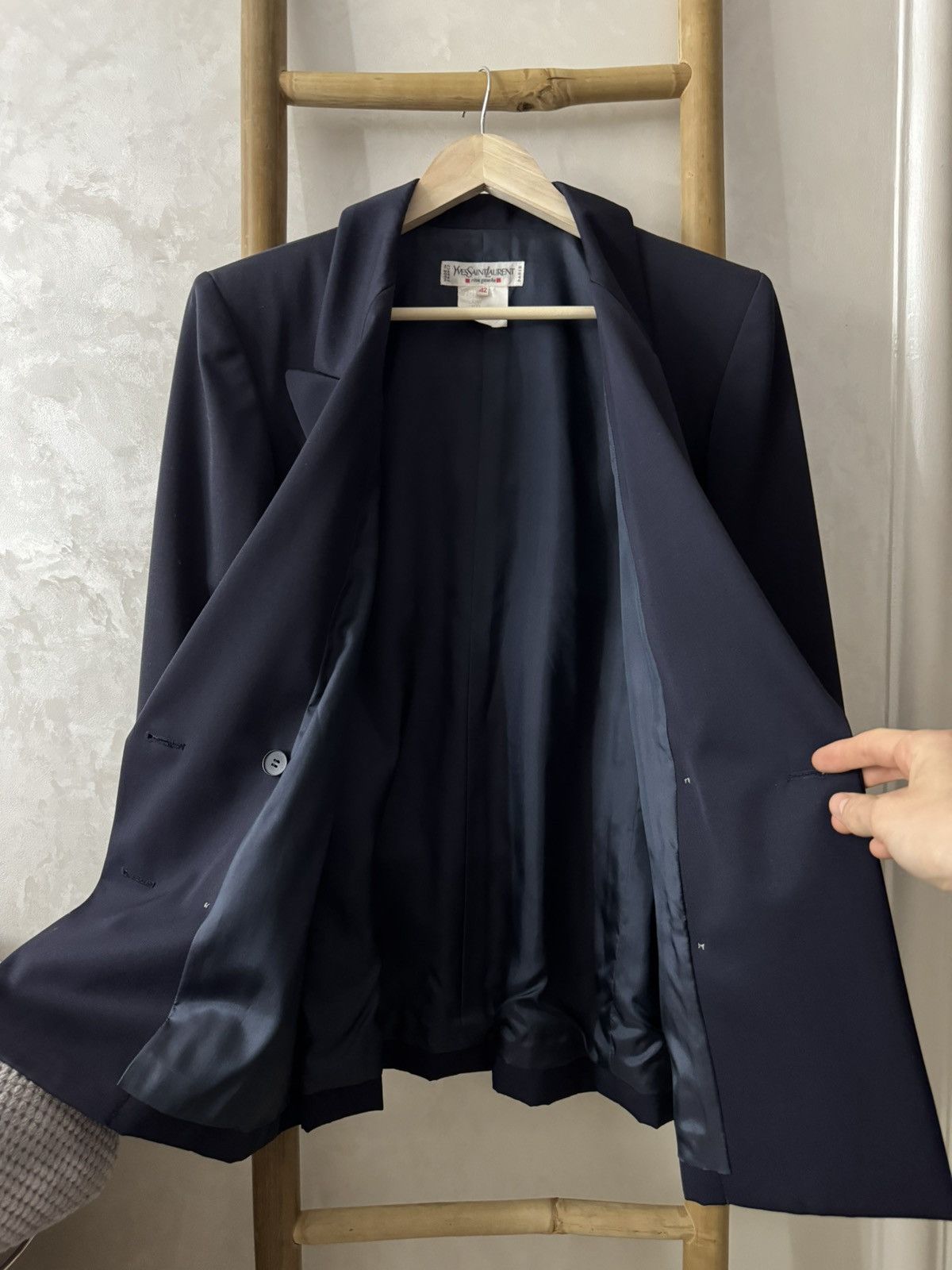 Yves Saint Laurent YSL Yves Saint Laurent Rive Gauche Vintage Blazer Size M / US 6-8 / IT 42-44 - 6 Thumbnail