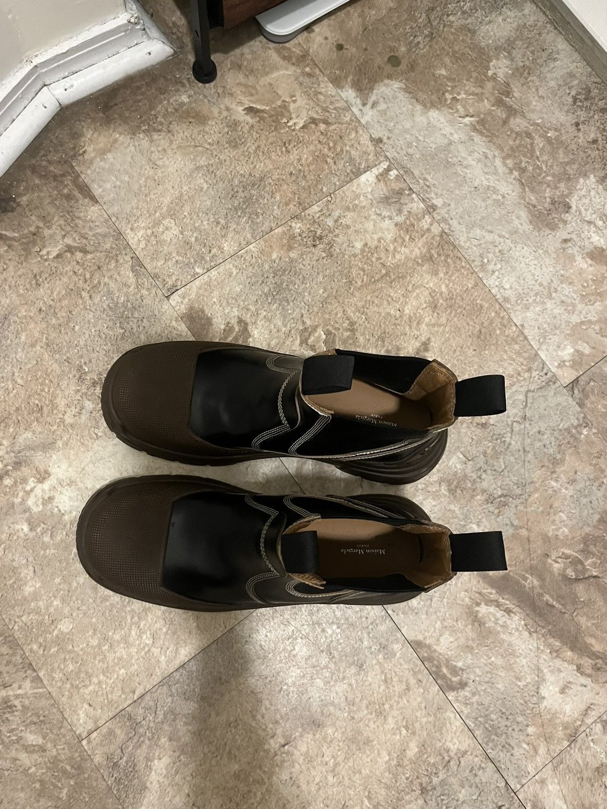 Maison Margiela Maison Margiela Leather Boots Size US 11 / EU 44 - 2 Thumbnail