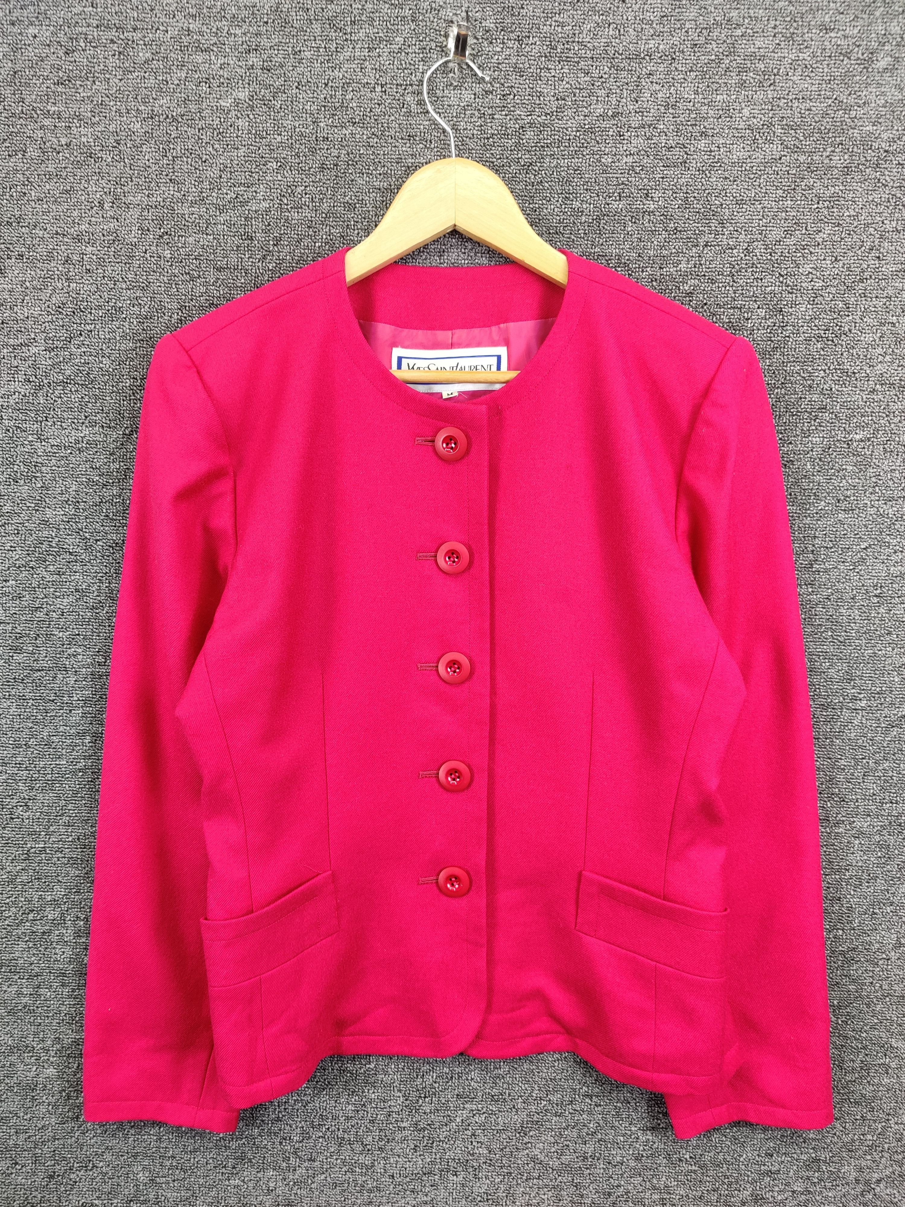 Yves Saint Laurent Vintage Yves Saint Laurent Wool Button Ups Coat Size US M / EU 48-50 / 2 - 1 Thumbnail