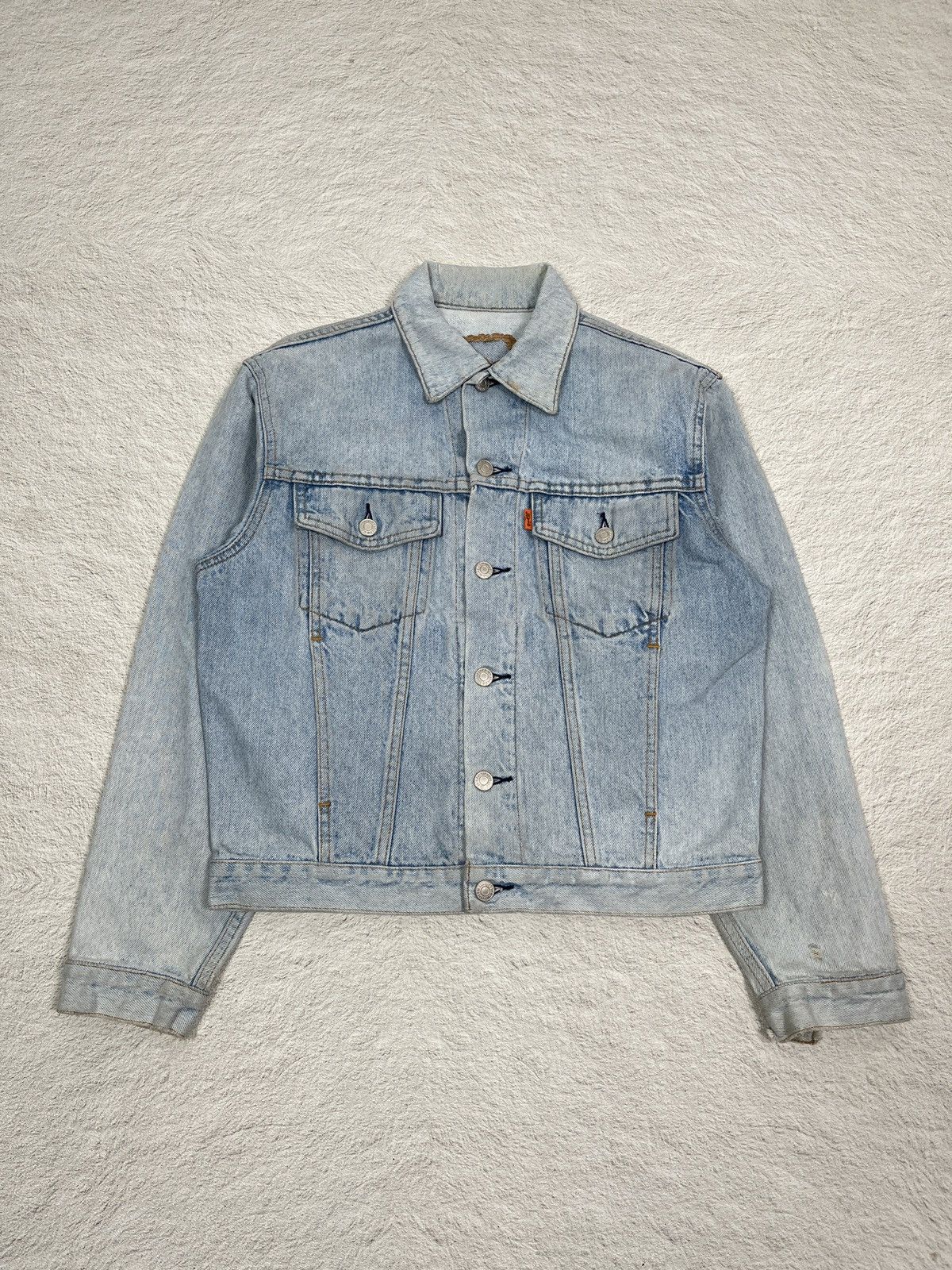 Levi's 90s Levi's 70651 - Orange Tab Type III Denim Jacket Size US M / EU 48-50 / 2 - 1 Thumbnail