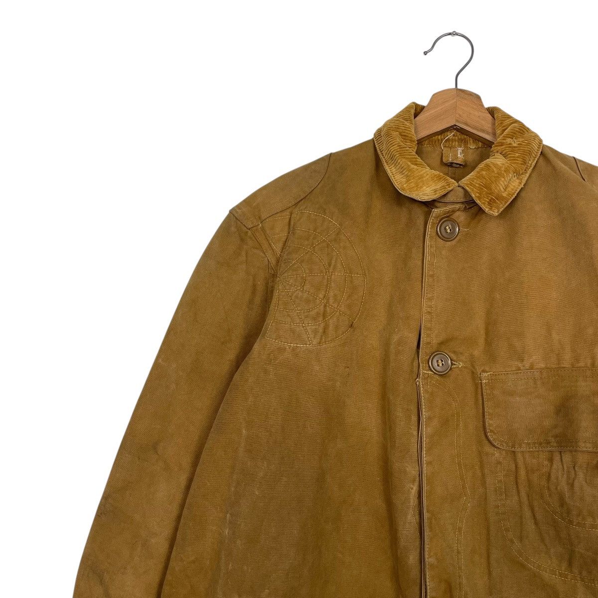 Vintage Vintage 30s Hettrick American Field Gun Coat Hunting Jacket Size US L / EU 52-54 / 3 - 6 Thumbnail