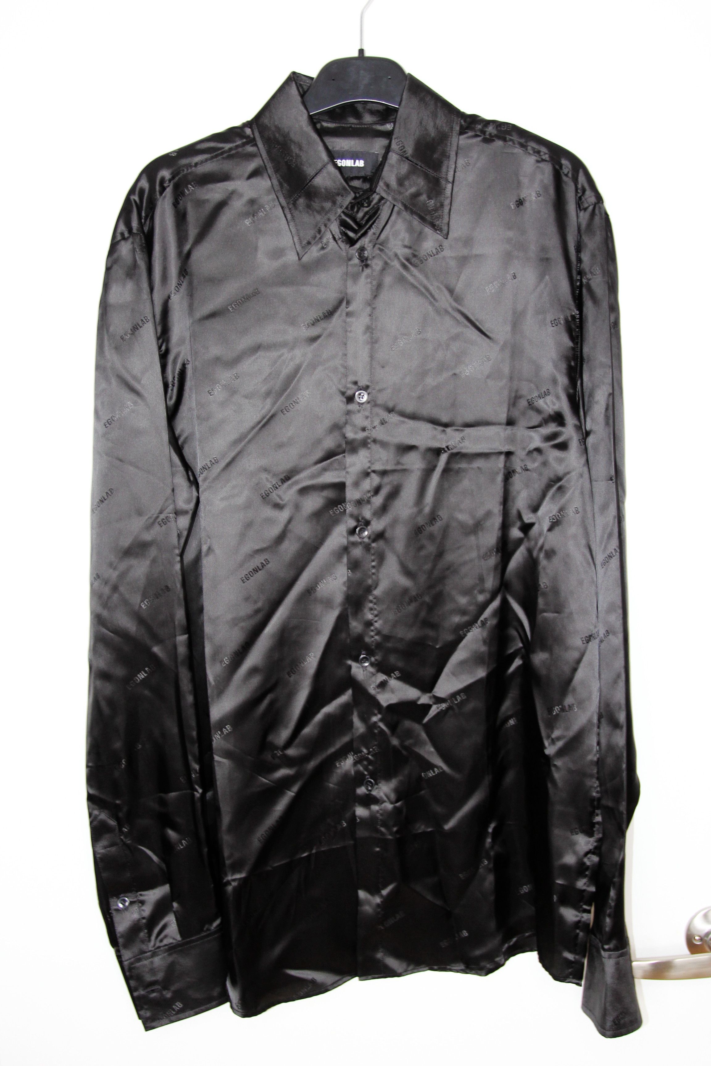 Egon Lab BNWT AW24 EGONLAB LOGO PRINT LONGUE SLEEVE SHIRT L Size US L / EU 52-54 / 3 - 2 Thumbnail
