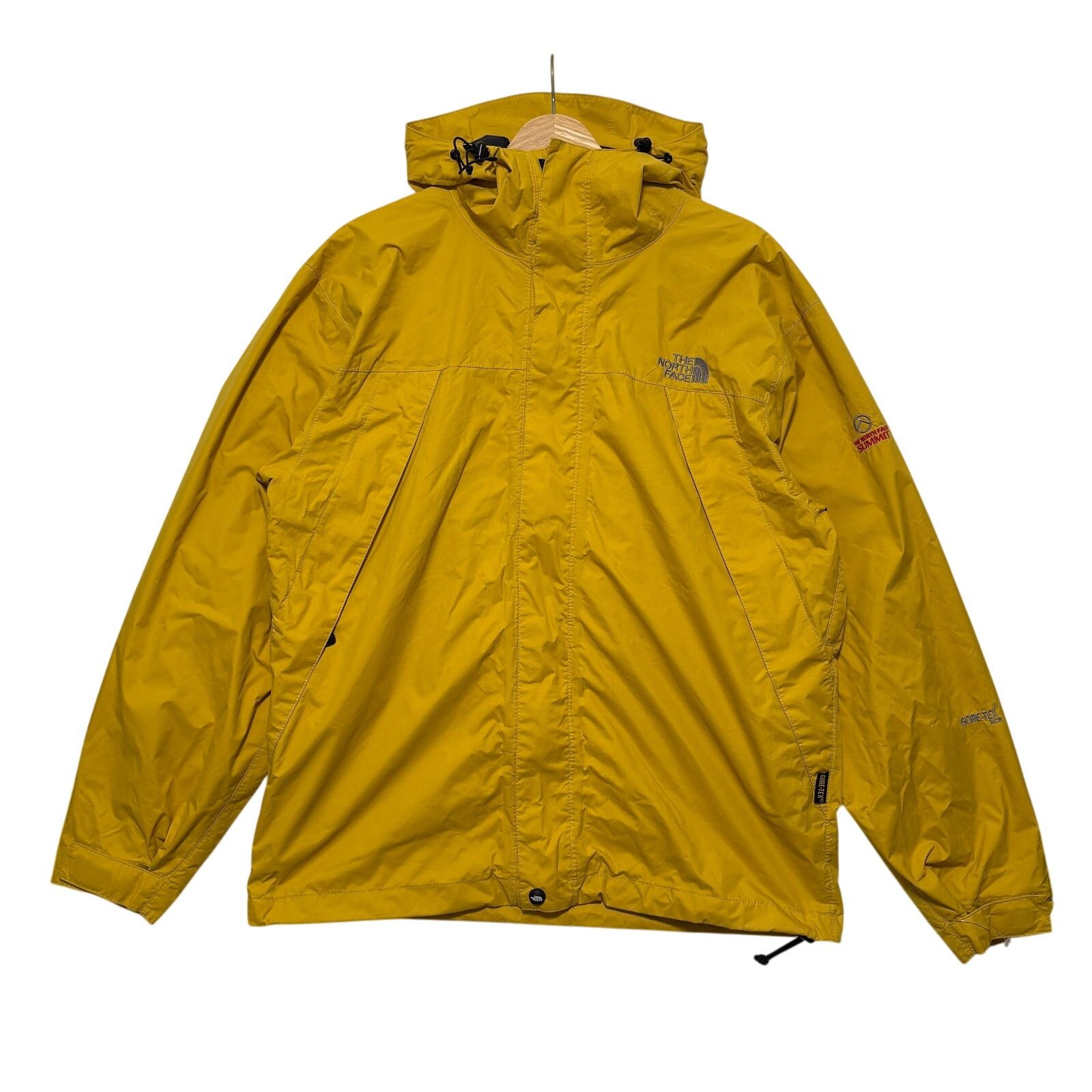 The North Face Summit Series Yellow Gore-tex Full Zip Parka