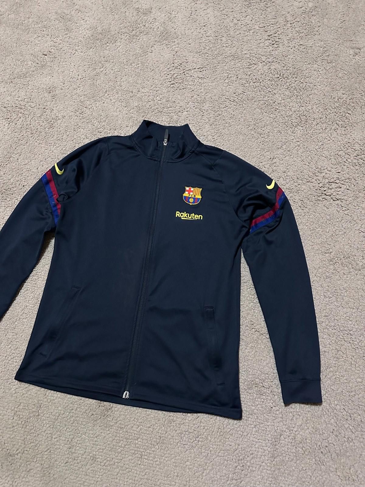 Nike 2020-21 Barcelona Nike Football Track Jacket Sz M Size US M / EU 48-50 / 2 - 3 Thumbnail