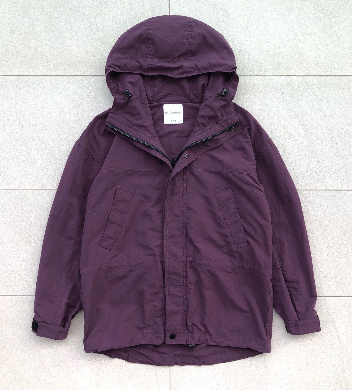 Japanese Brand Japanese Brand EDIT CLOTHING Nylon Zipper Hoodie Jacket Size US M / EU 48-50 / 2 - 9 Thumbnail