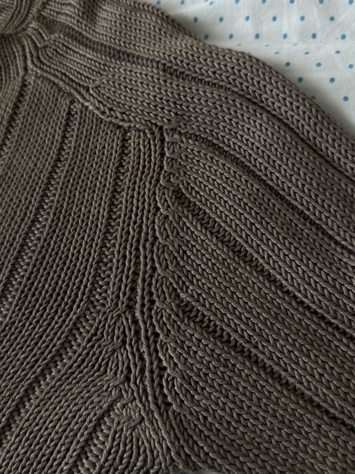 Gucci Archival Gucci Tom Ford 90s Ribbed Knit Heavy Cotton Sweater Size US L / EU 52-54 / 3 - 6 Thumbnail