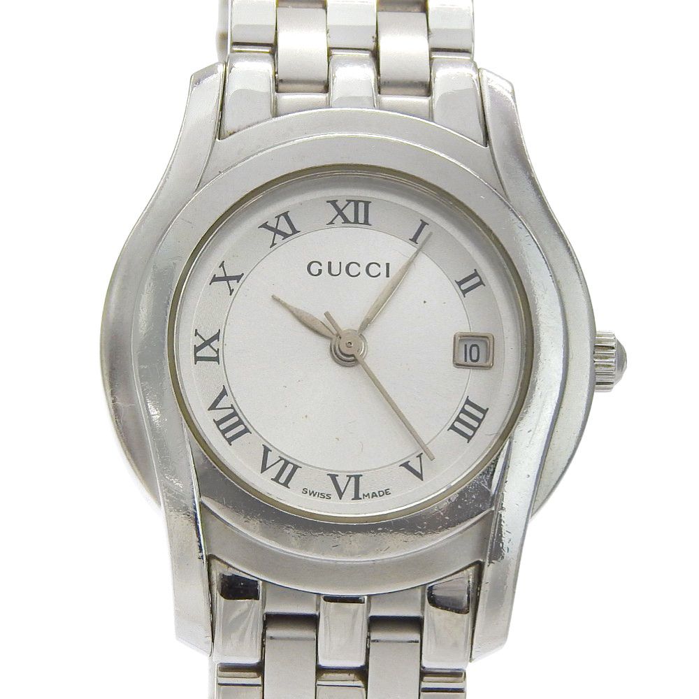 Gucci Gucci Gucci Stainless Steel Quartz Metal Quartz 5500L DUTY FREE for USA Size ONE SIZE - 1 Thumbnail