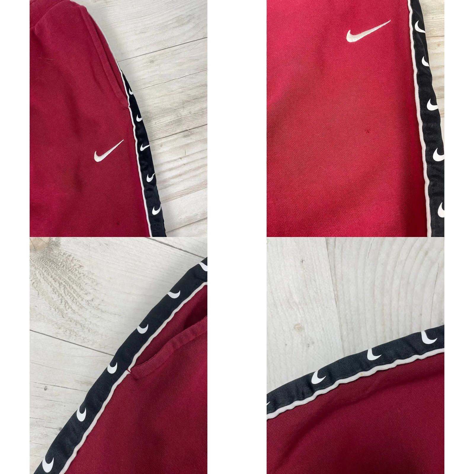 Nike VINTAGE Nike Tracksuit Hoodie And Pants M Burgundy Lampas Swoosh Y2K Men Size US M / EU 48-50 / 2 - 10 Thumbnail