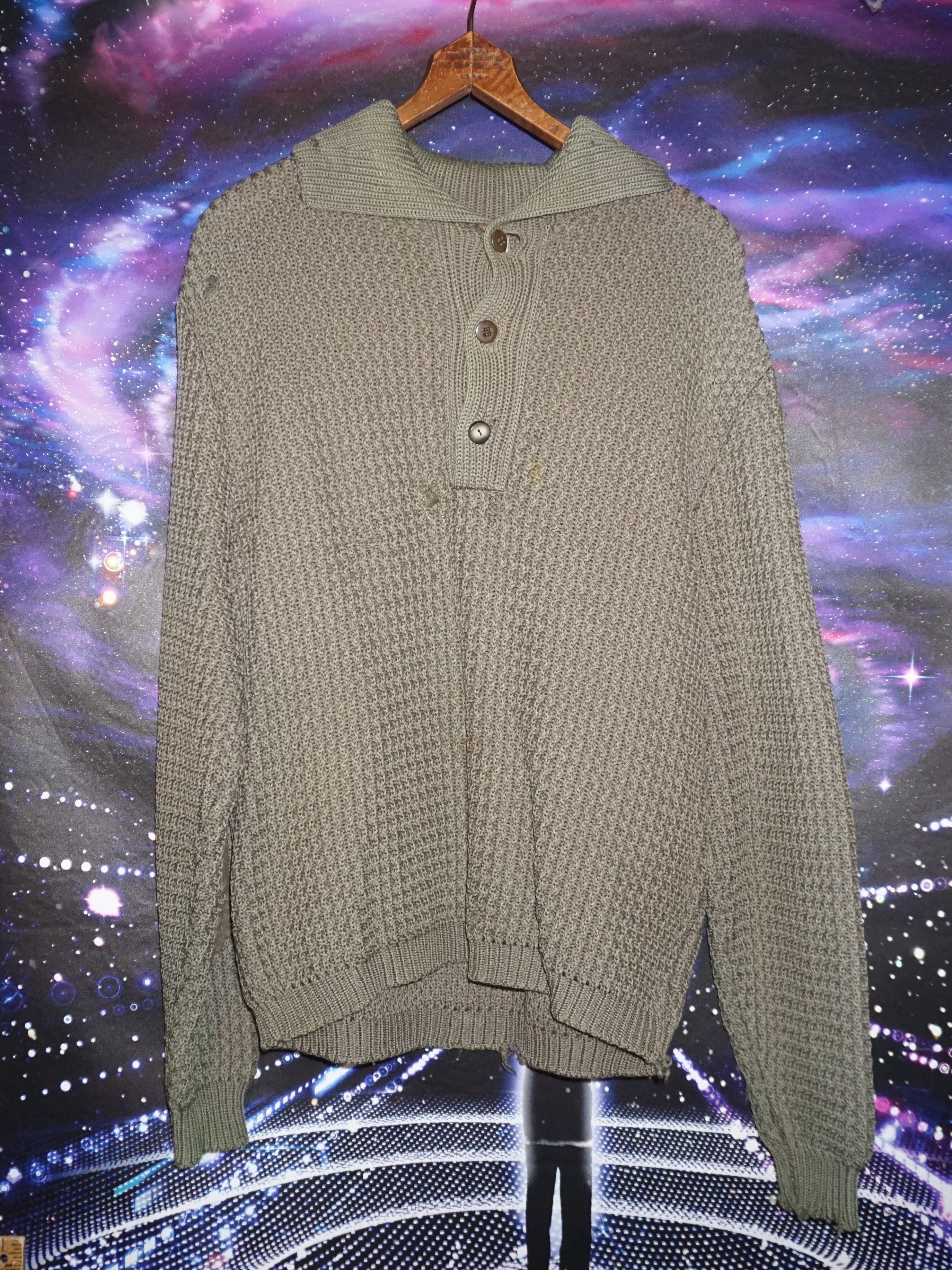 Vintage Vintage Teddy Reine Wool Knitwear Sweater Size US M / EU 48-50 / 2 - 1 Thumbnail