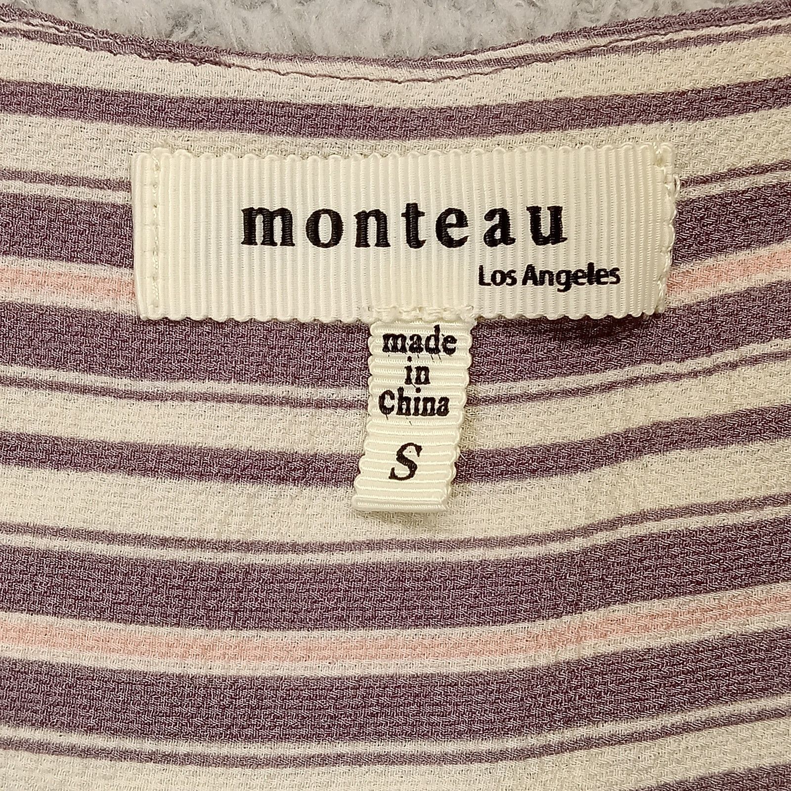 & Other Stories Monteau Peplum Top S Women's Batwing Sleeve Blouse Purple Size S / US 4 / IT 40 - 3 Thumbnail