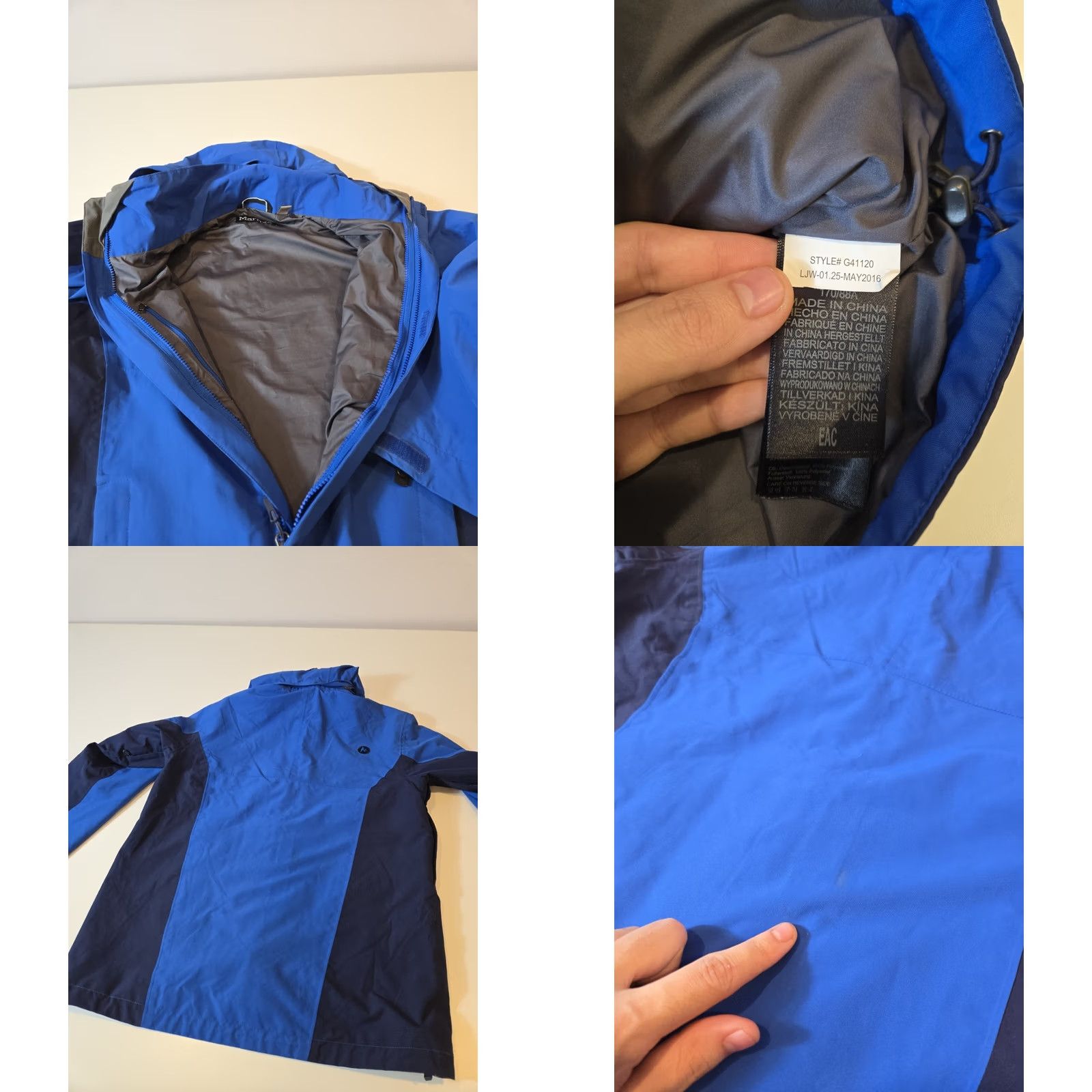 Marmot Marmot 3-in-1 Jacket Blue Hooded Mens Small Duck 3-in-1 Jacket Casual Travel Workwear Outdoor Ski Men MDML Size US S / EU 44-46 / 1 - 8 Thumbnail