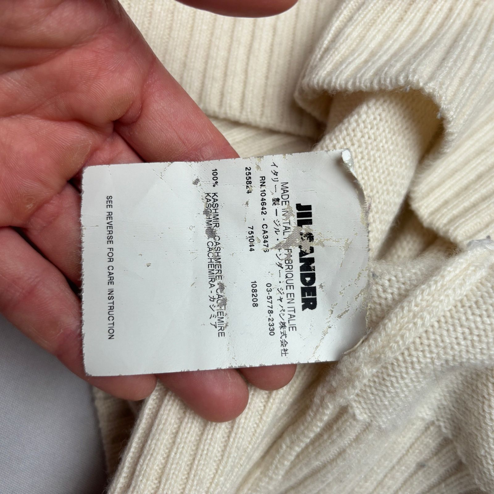 Jil Sander Jil Sander Raf Simons Era Cashmere Shawl Collar Sweater S Size US S / EU 44-46 / 1 - 10 Thumbnail