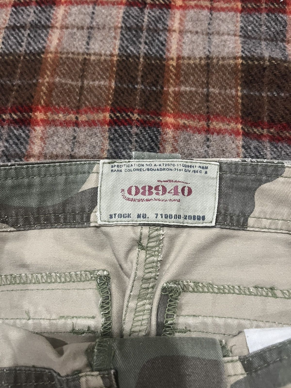 Dickies Y2K 2000’s Baggy Camo Military Skater Cargo Pants 34 x 30 Size US 34 / EU 50 - 4 Thumbnail