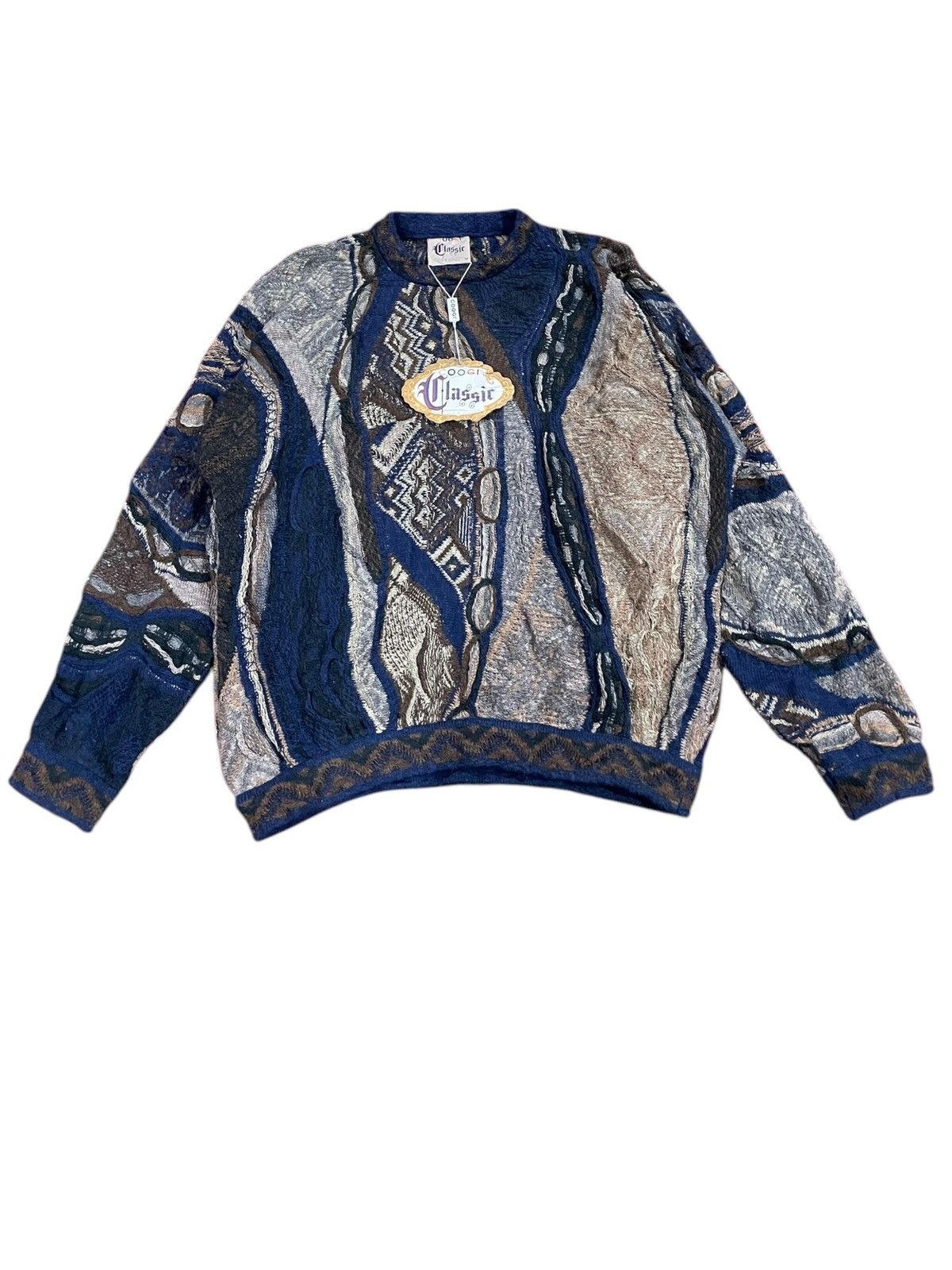 Coogi NOS 1990s COOGI Airforce Nomad Crew Multicoloured Knitwear Size US M / EU 48-50 / 2 - 1 Thumbnail