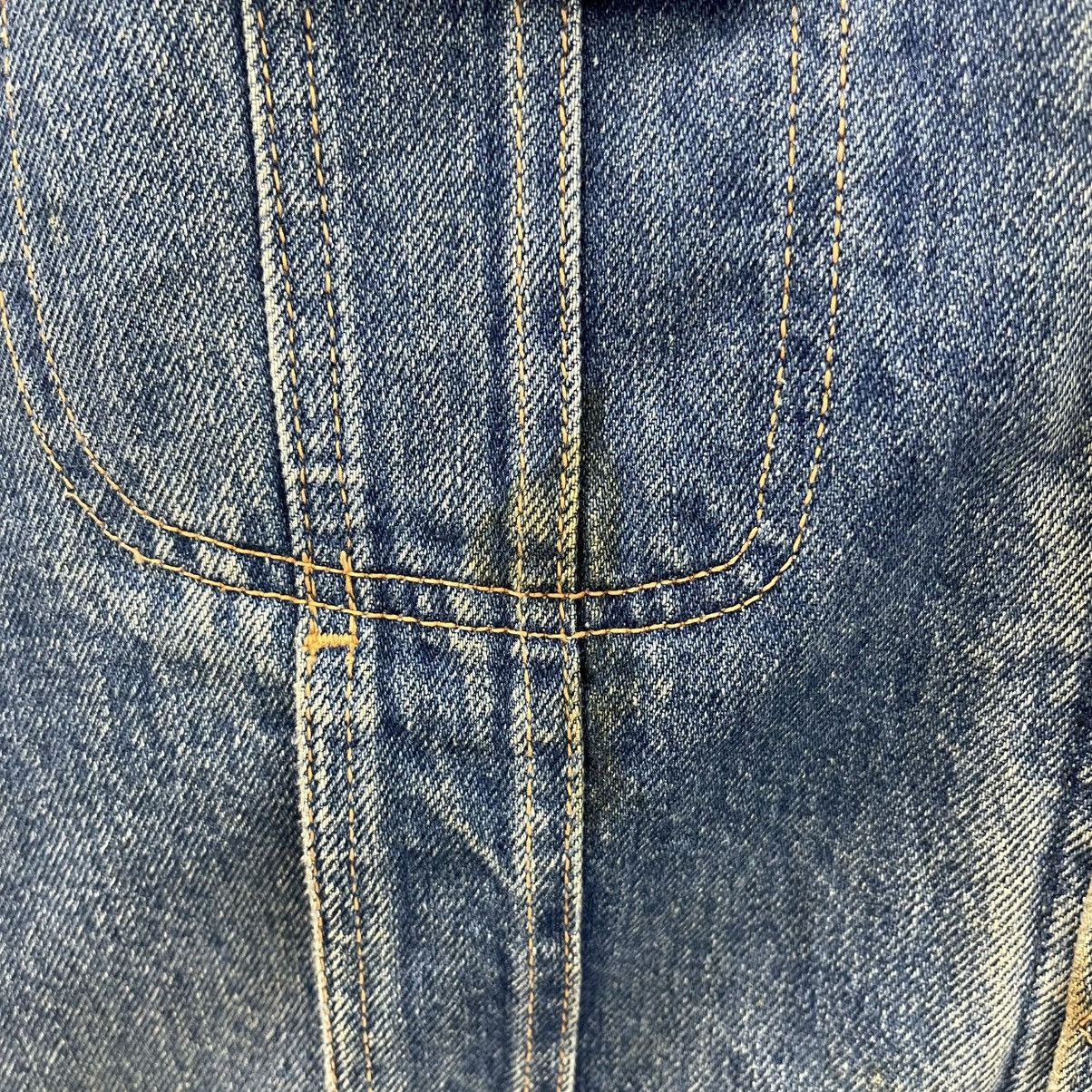 Edwin Vintage Edwin Blanket Lined Denim Trucker Jacket Size US S / EU 44-46 / 1 - 15 Thumbnail