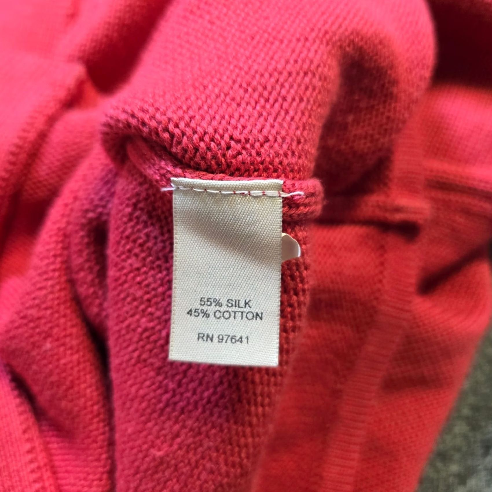 J. Jill J Jill Sweater Cardigan Women's Medium Pink Silk Blend Knit 90s Capsule Vintage Style Cardigan Mens Womens Girls Boys Size M / US 6-8 / IT 42-44 - 7 Thumbnail