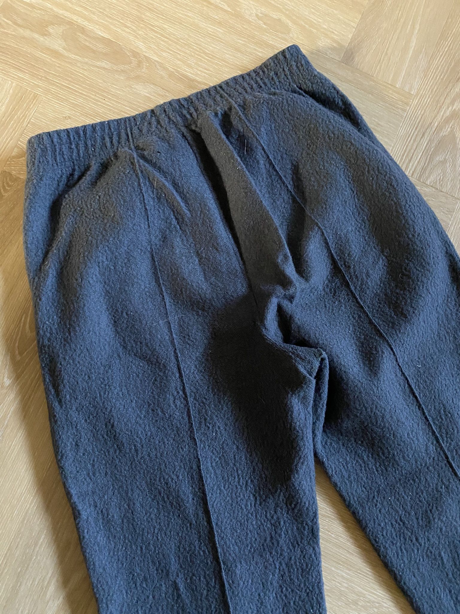 Our Legacy Italian Virgin Wool - Graphite Curl - Track Pants Size US 28 / EU 44 - 7 Thumbnail
