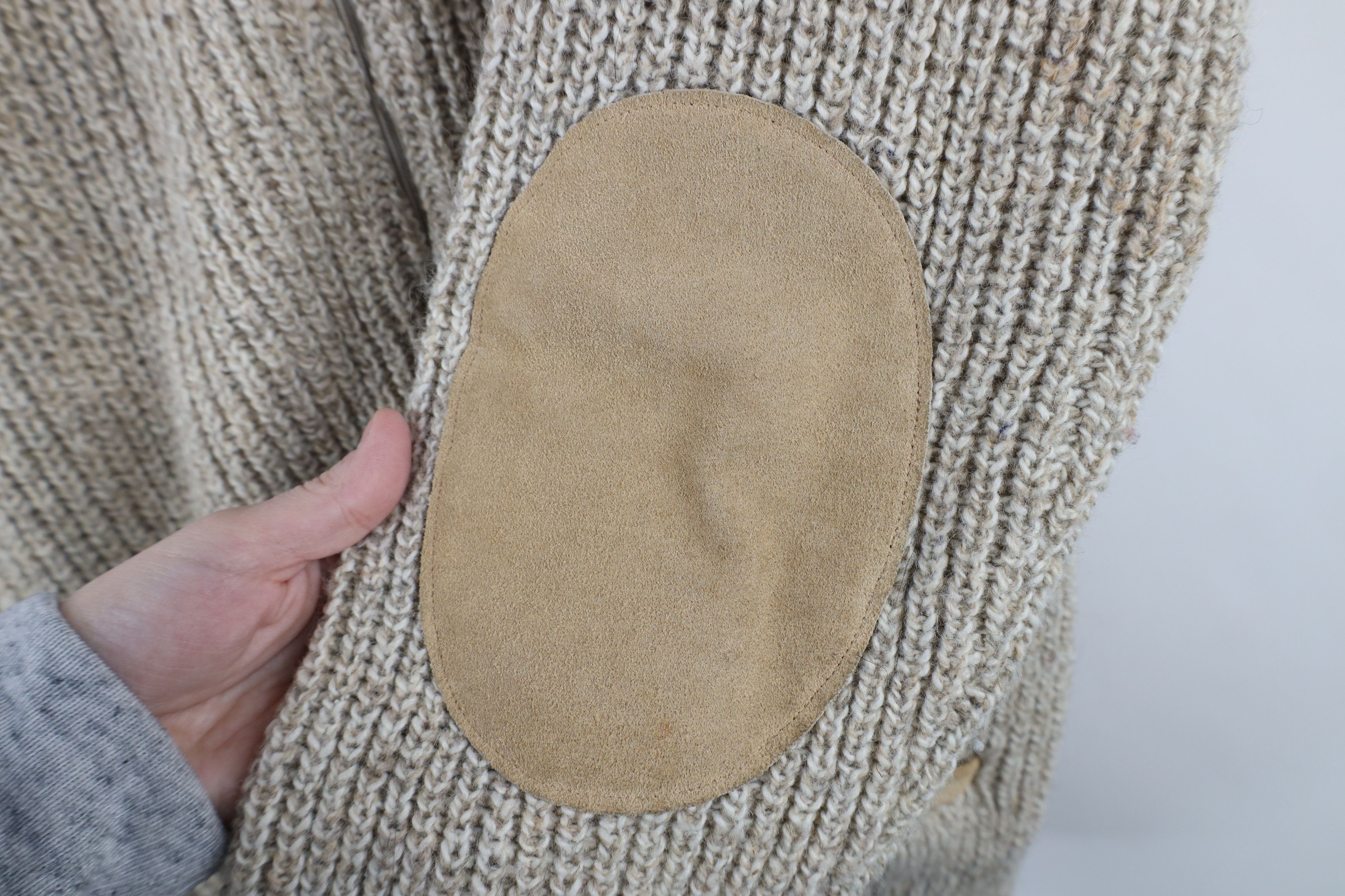 Orvis × Vintage Vintage 70s Orvis Leather Trim Elbow Patch Zip Sweater USA Size US S / EU 44-46 / 1 - 7 Thumbnail