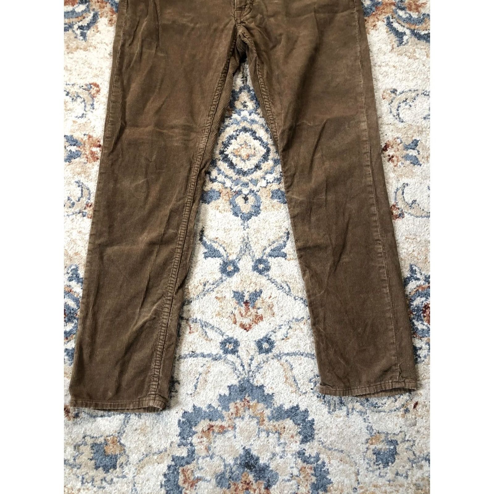 Polo Ralph Lauren Polo Ralph Lauren Pants Mens 34x30 Brown Corduroy Straight Leg RL Embroidered Size US S / EU 44-46 / 1 - 4 Thumbnail