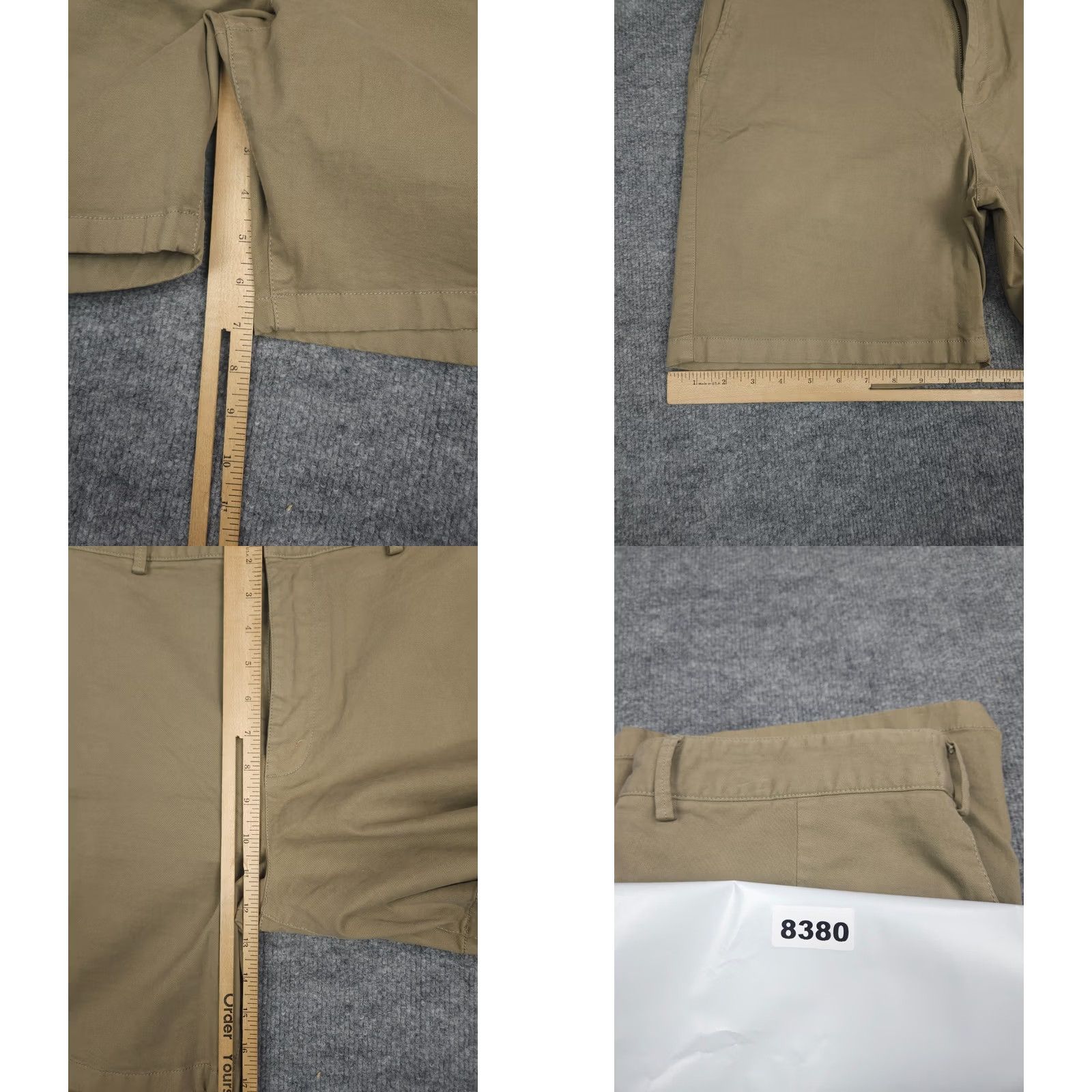 Flint And Tinder Flint and Tinder Huckberry Shorts Men's Beige 33 7" Inseam Cotton Size US 33 - 8 Thumbnail