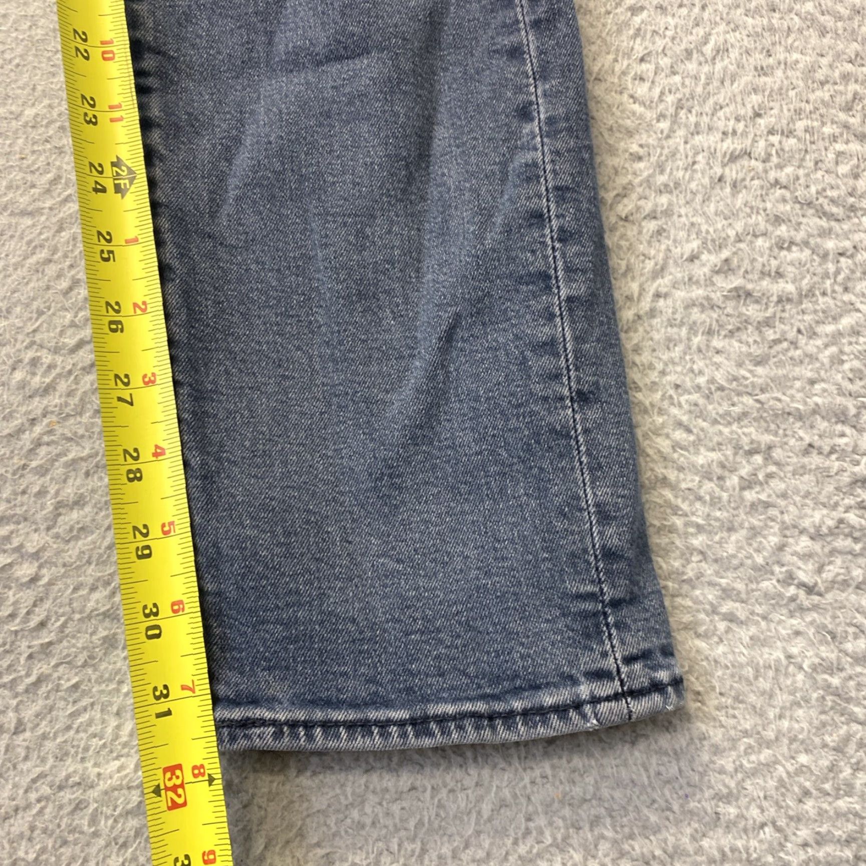 Levi's LEVIS 502 Premium Big E Stretch Jeans Blue Denim Men's 30x32 / 129-20 Size US 30 / EU 46 - 5 Thumbnail